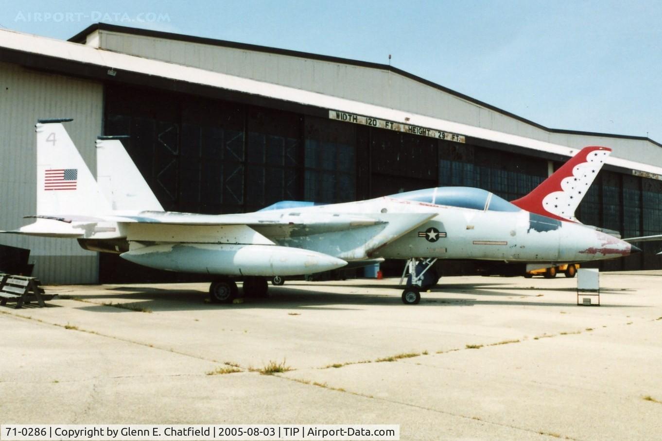 71-0286, 1972 McDonnell Douglas F-15A Eagle C/N 0007/A007, F-15A at the Octave Chanute Aviation Center