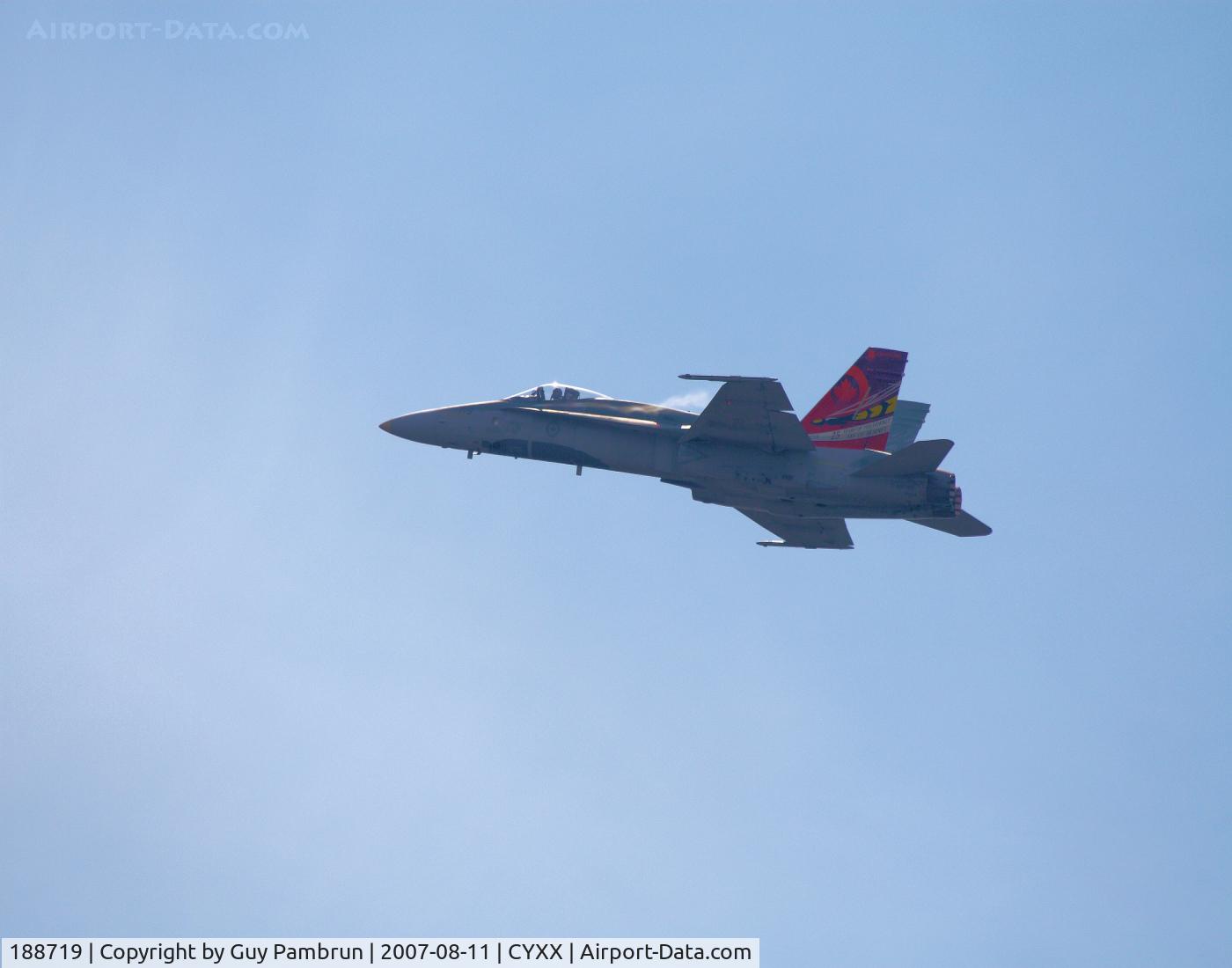 188719, McDonnell Douglas CF-188A Hornet C/N 0178/A139, Paint scheme celebrates 25 years of the Hornet