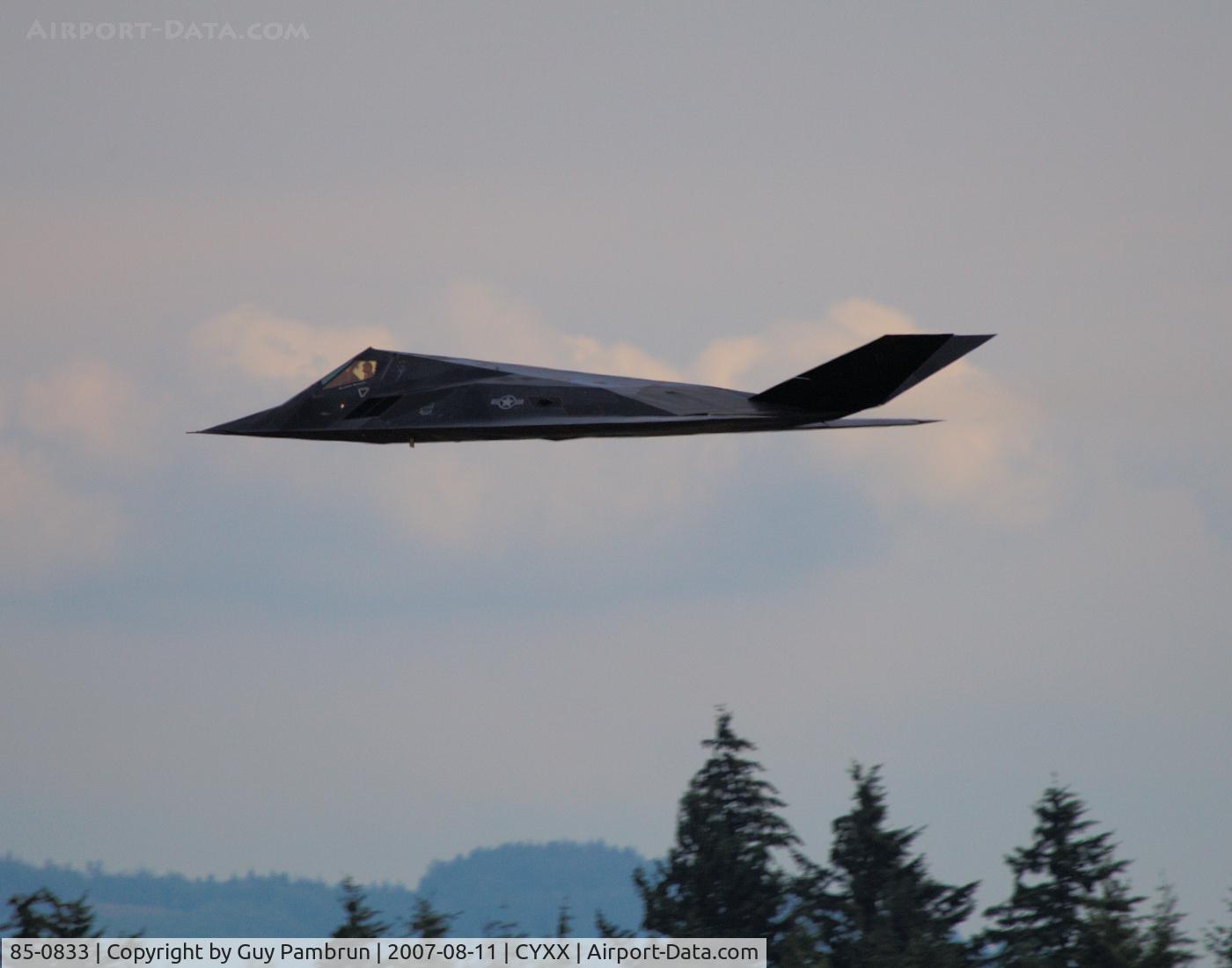 85-0833, 1985 Lockheed F-117A Nighthawk C/N A.4055, They are to be retired after this year