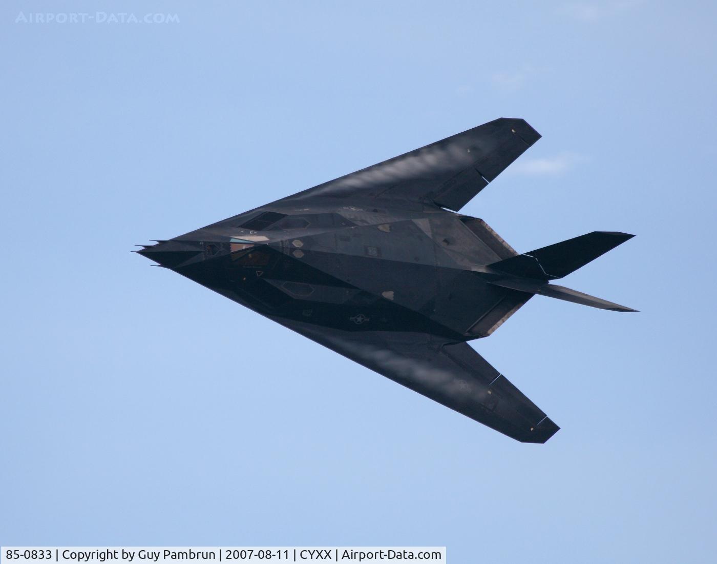 85-0833, 1985 Lockheed F-117A Nighthawk C/N A.4055, They are to be retired after this year
