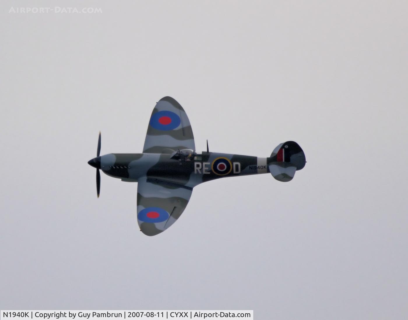N1940K, 2003 Jurca MJ-100 Spitfire C/N MK9EX, Nicely done reproduction
