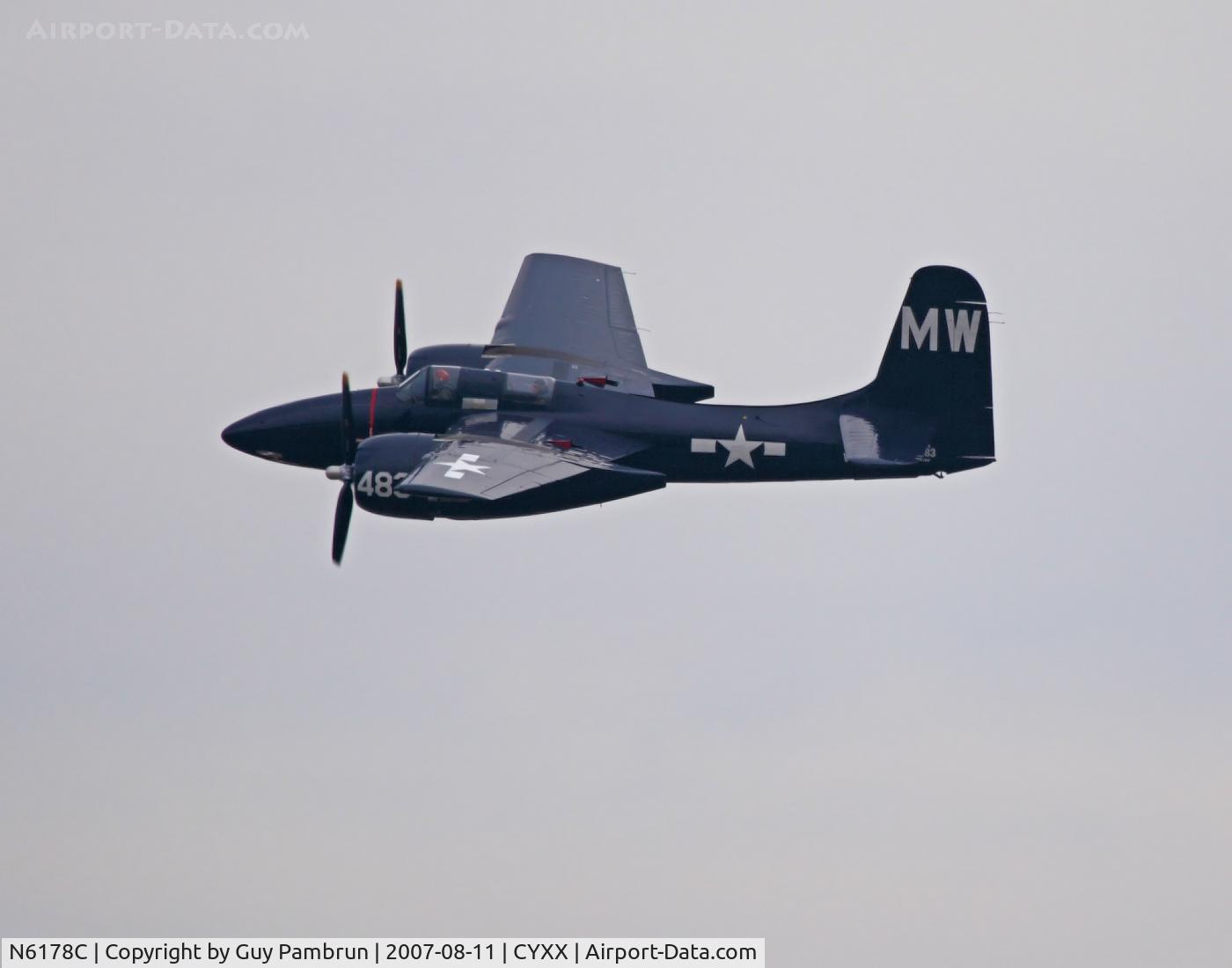 N6178C, Grumman F7F-3 Tigercat C/N C.225, A joy to watch
