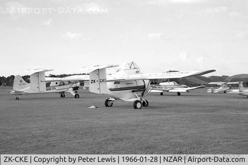 ZK-CKE, 1965 Waitomo PL-11 Airtruck C/N 002, NZ built aerial work aircraft, built from NA Harvard parts