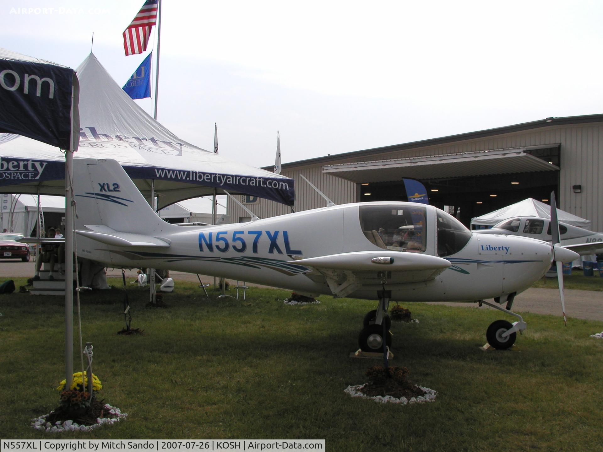 N557XL, 2008 Liberty XL-2 C/N 0047, EAA AirVenture 2007.