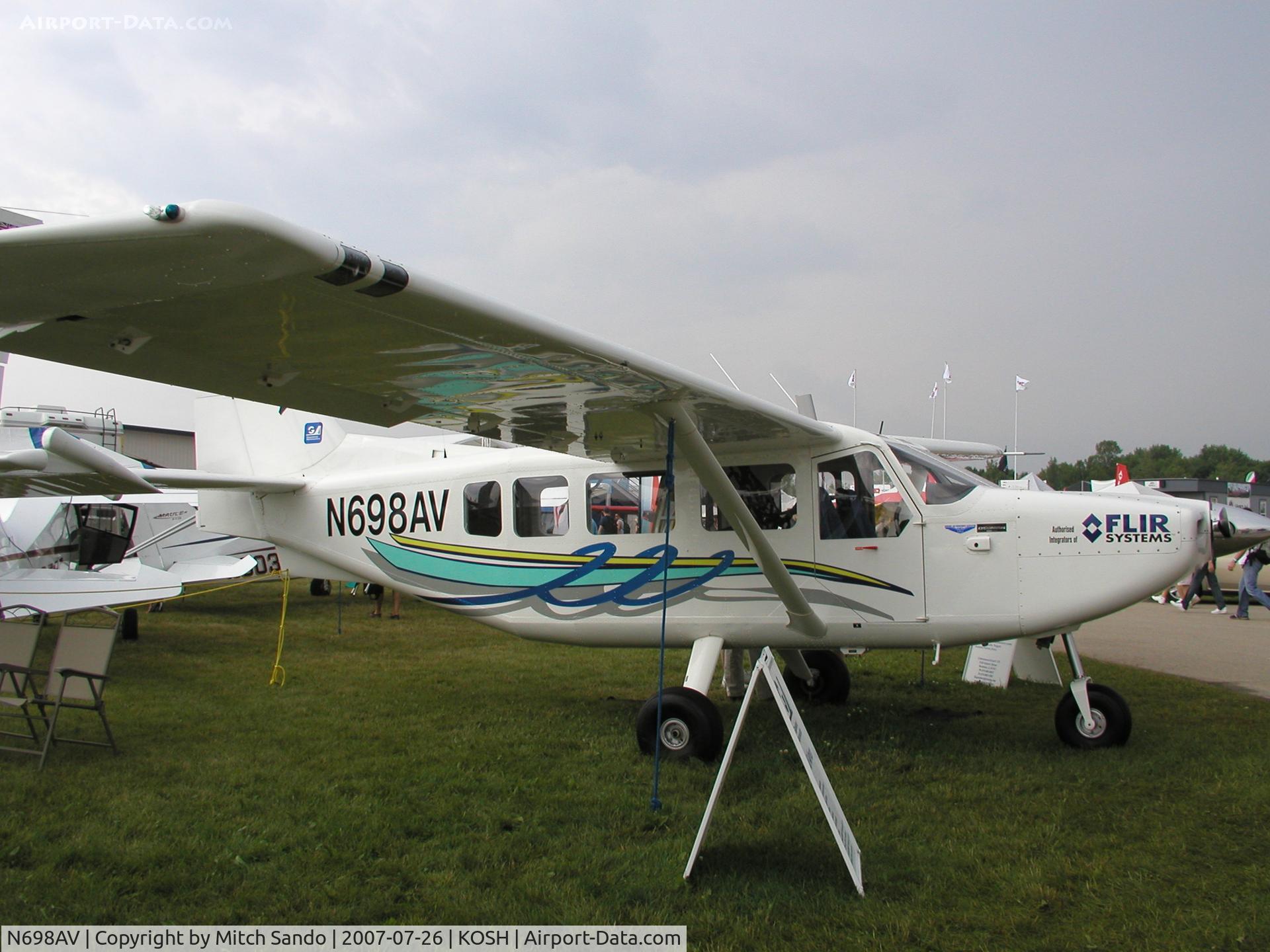 N698AV, 2006 Gippsland GA-8 Airvan C/N GA8-06-098, EAA AirVenture 2007.