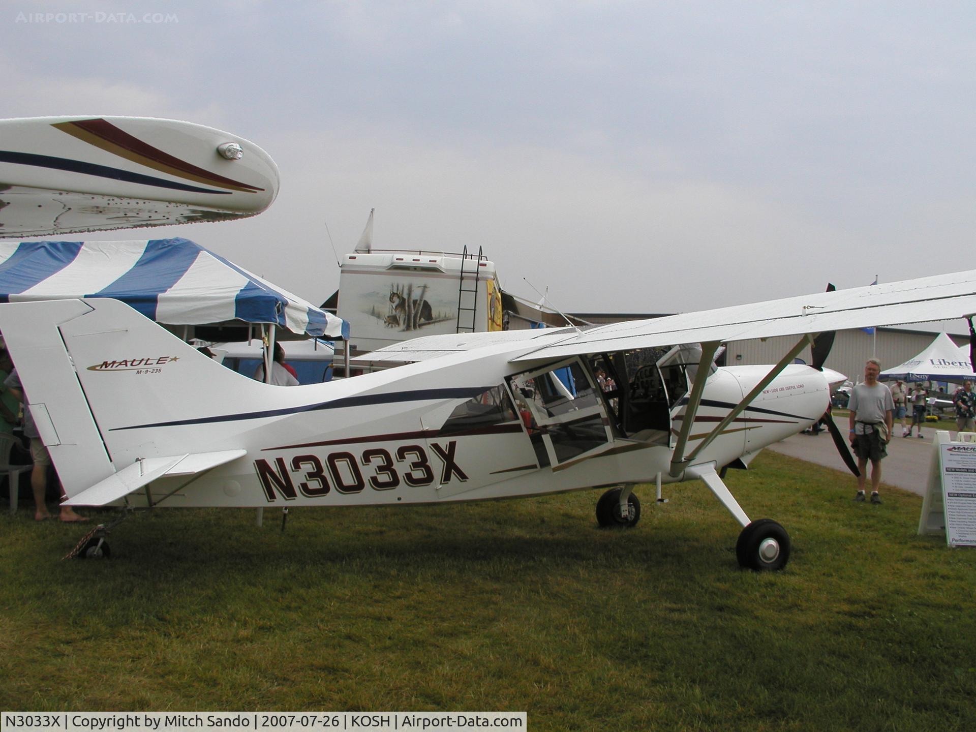 N3033X, 2007 Maule M-9-235 C/N 36001C, EAA AirVenture 2007.