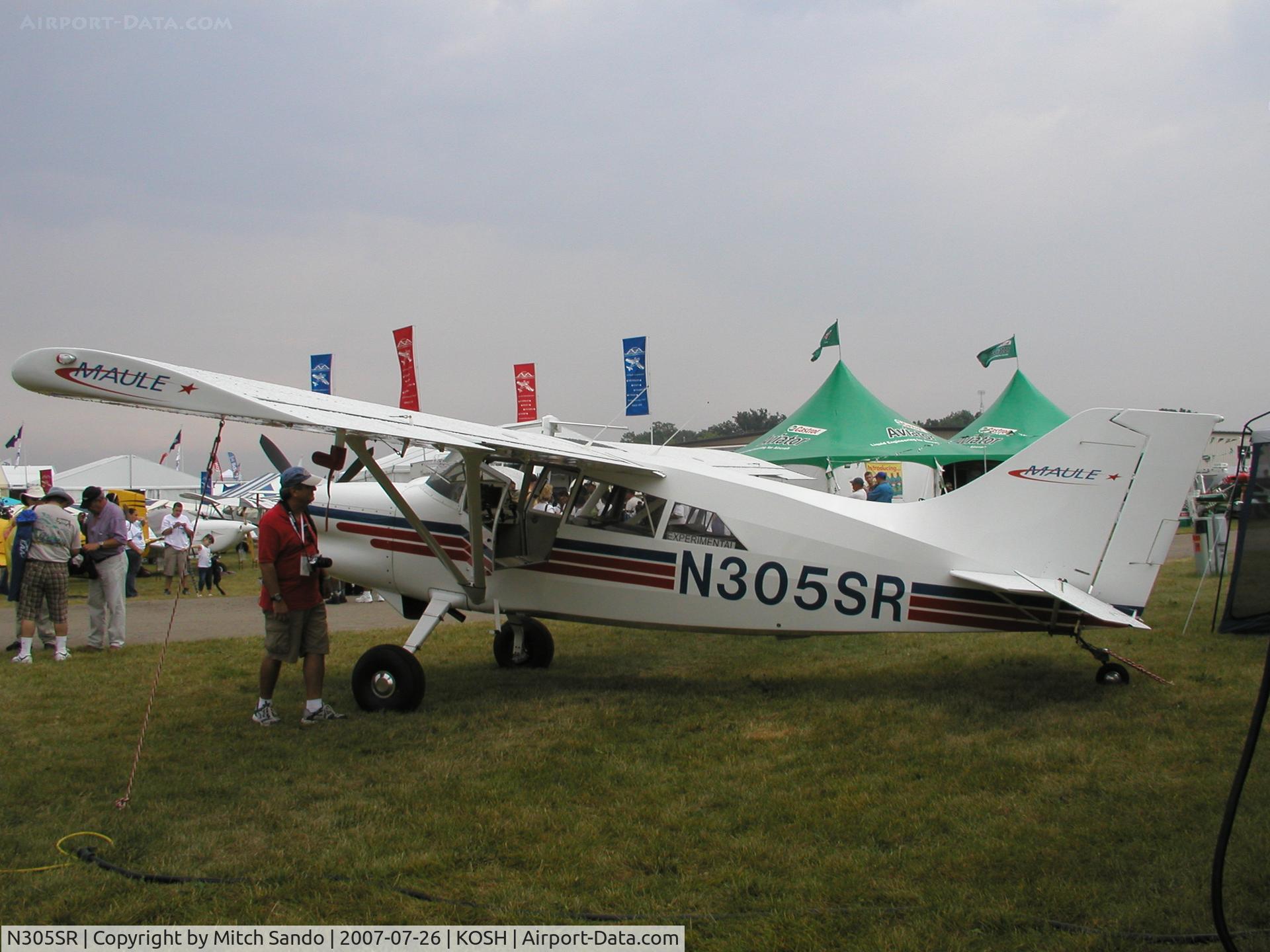 N305SR, 2007 Maule M-9-230 C/N 44001C, EAA AirVenture 2007.