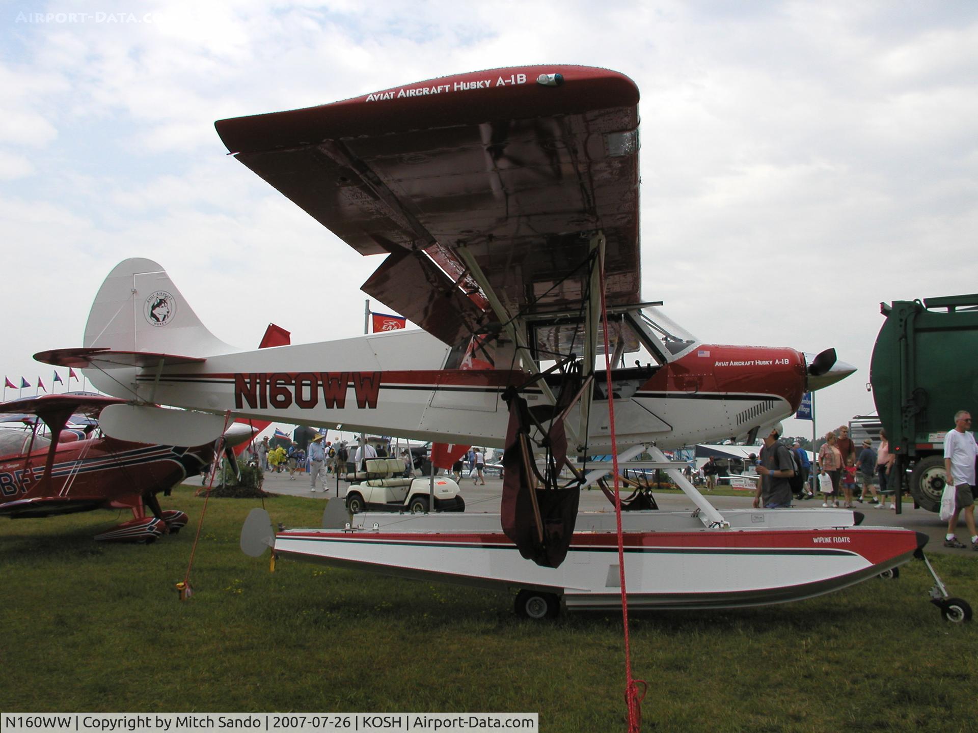 N160WW, 2007 Aviat A-1B Husky C/N 2384, EAA AirVenture 2007.