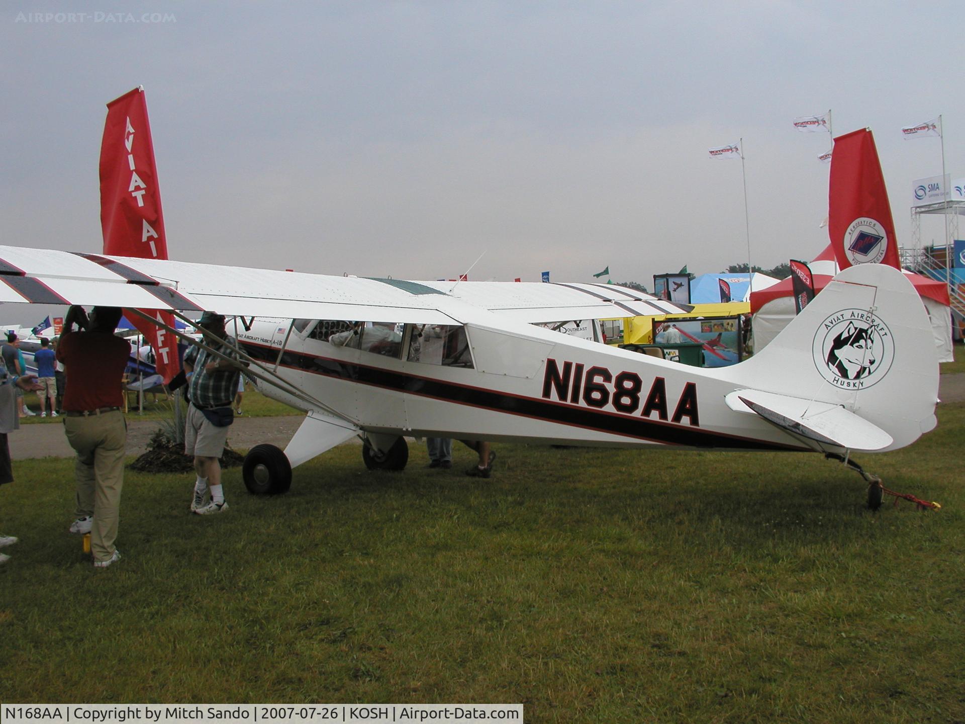 N168AA, 2007 Aviat A-1B Husky C/N 2392, EAA AirVenture 2007.