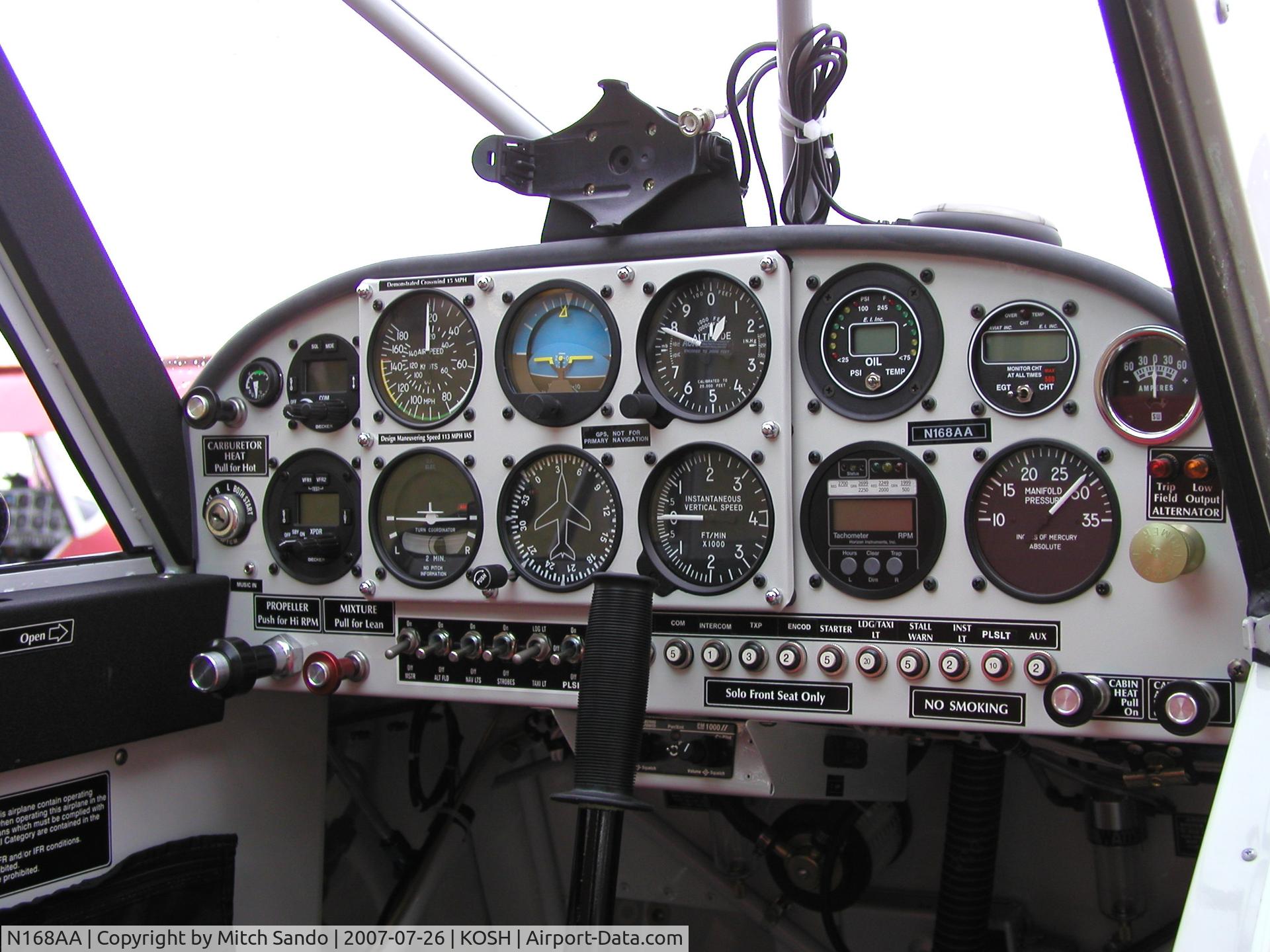 N168AA, 2007 Aviat A-1B Husky C/N 2392, EAA AirVenture 2007.