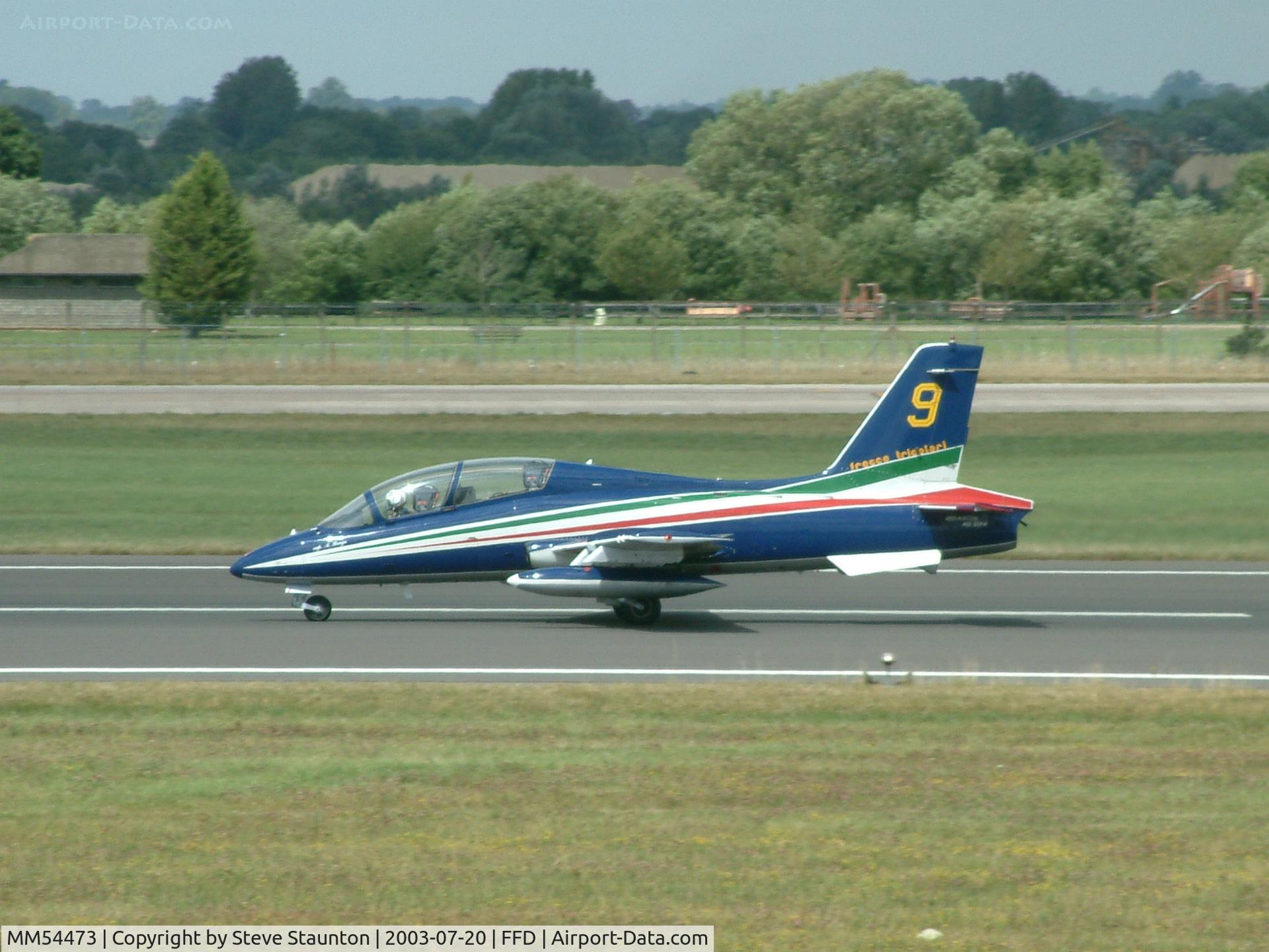 MM54473, Aermacchi MB-339PAN C/N 6668/058/AD002, Royal International Air Tattoo 2003