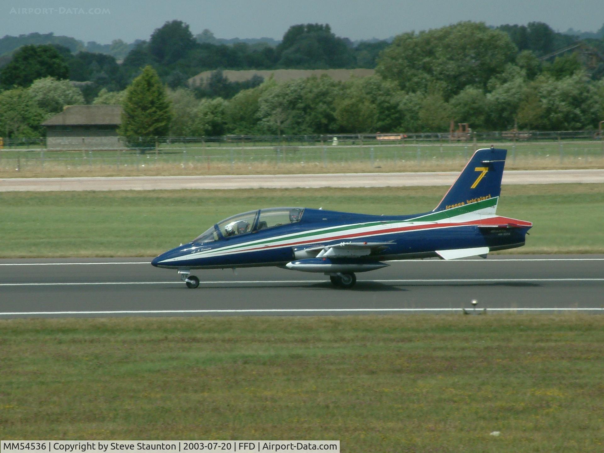 MM54536, Aermacchi MB-339A C/N 6743/138/AD016, Royal International Air Tattoo 2003