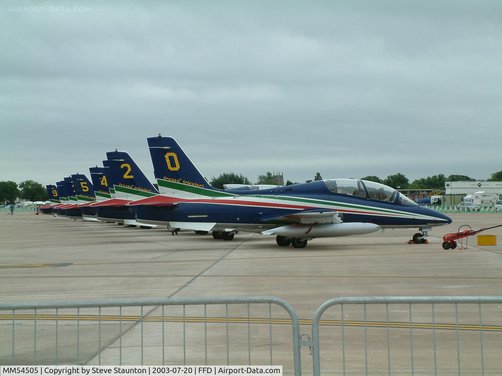 MM54505, Aermacchi MB-339A C/N 6716/111/AA053, Royal International Air Tattoo 2003