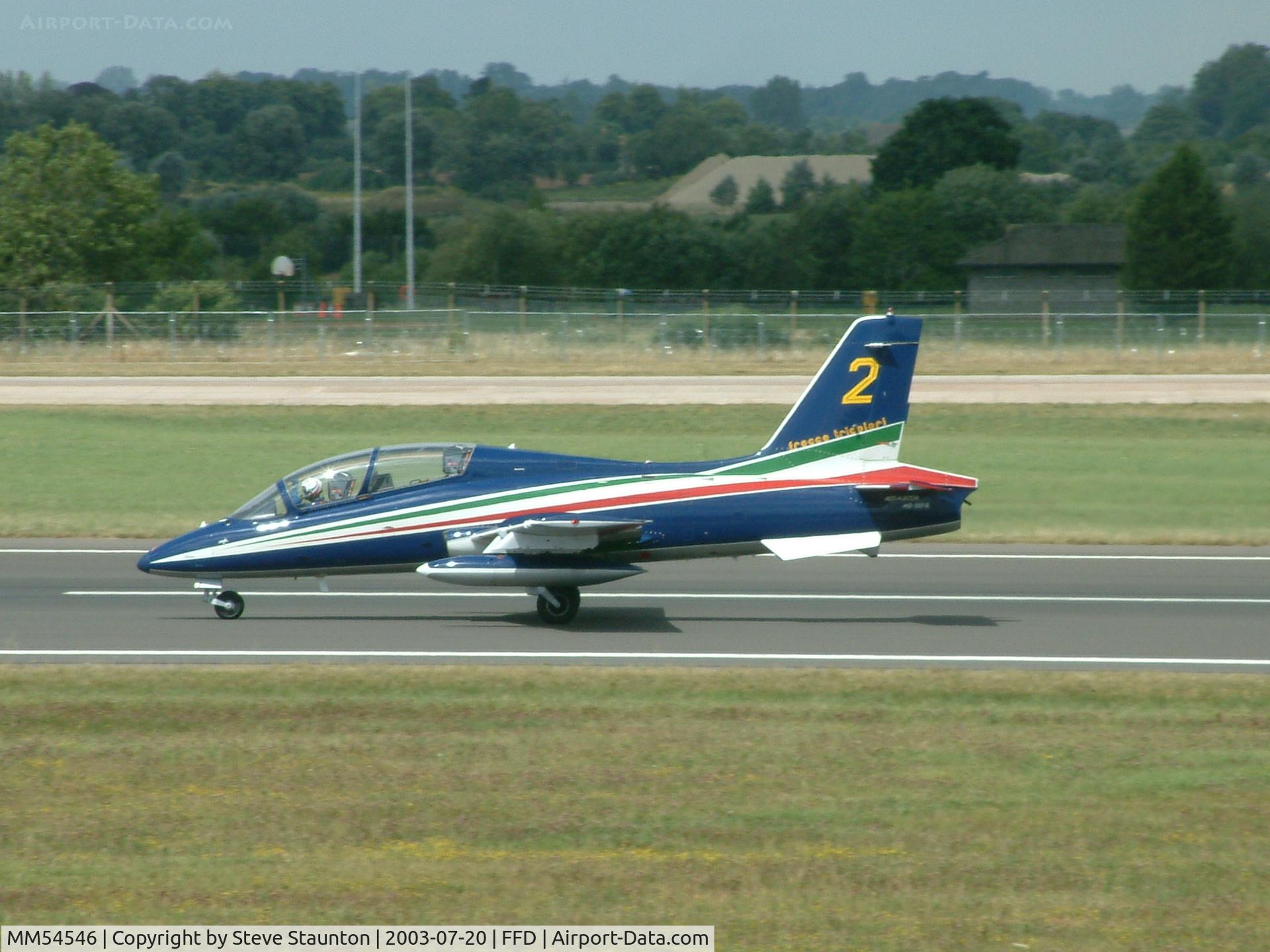 MM54546, Aermacchi MB-339A C/N 6767/155/AA078, Royal International Air Tattoo 2003