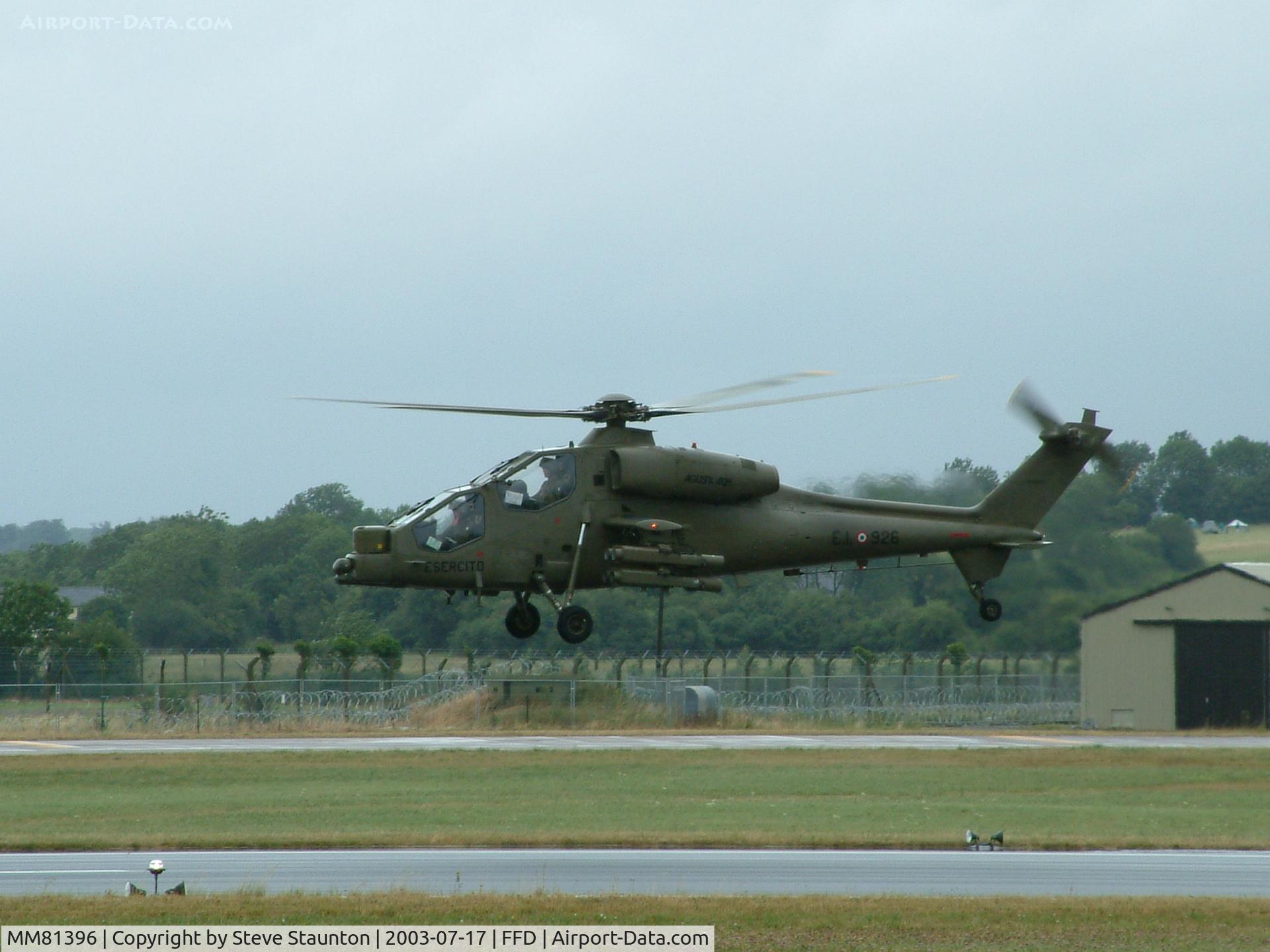 MM81396, Agusta A-129A Mangusta C/N 29027, Royal International Air Tattoo 2003