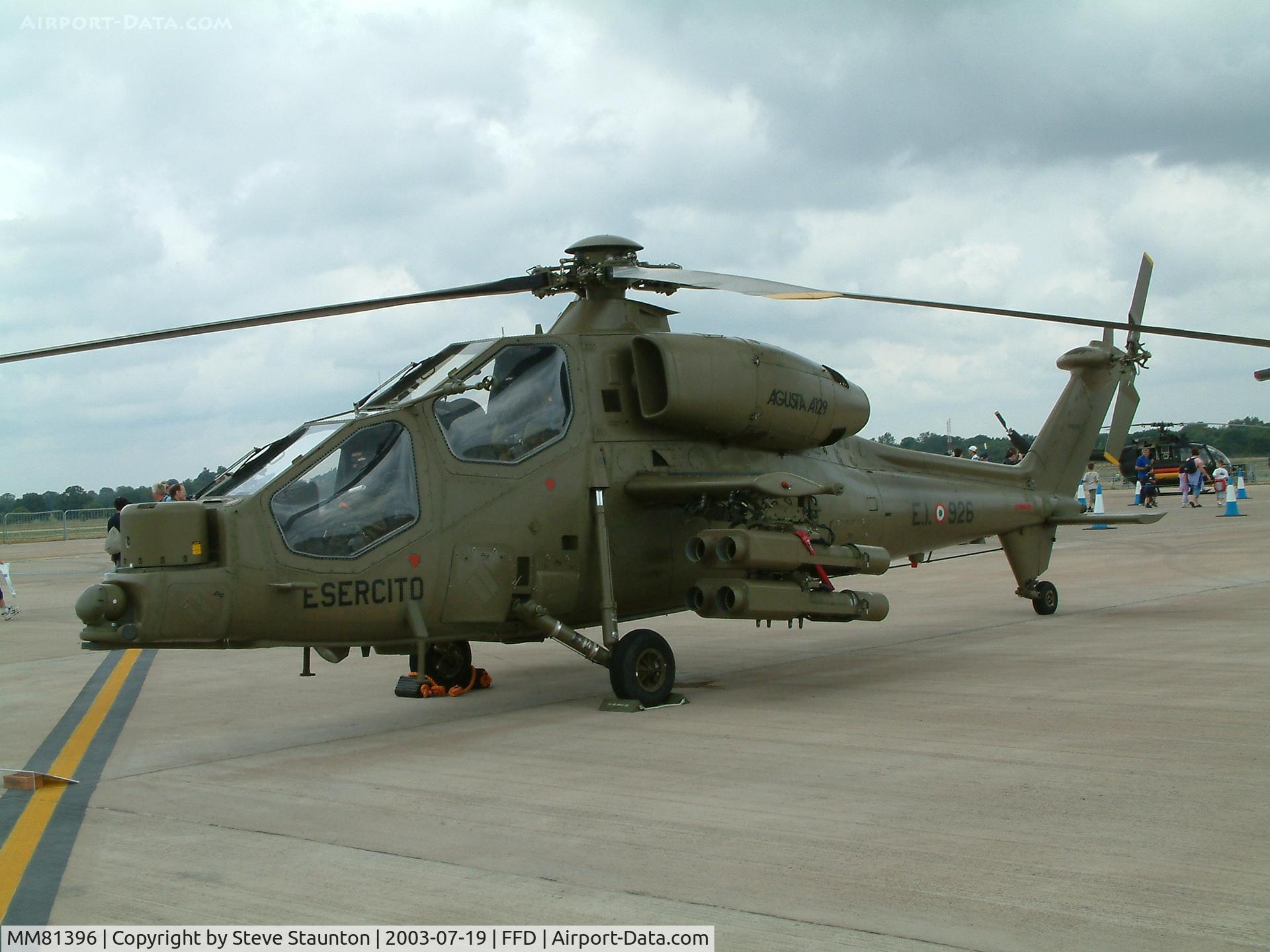 MM81396, Agusta A-129A Mangusta C/N 29027, Royal International Air Tattoo 2003