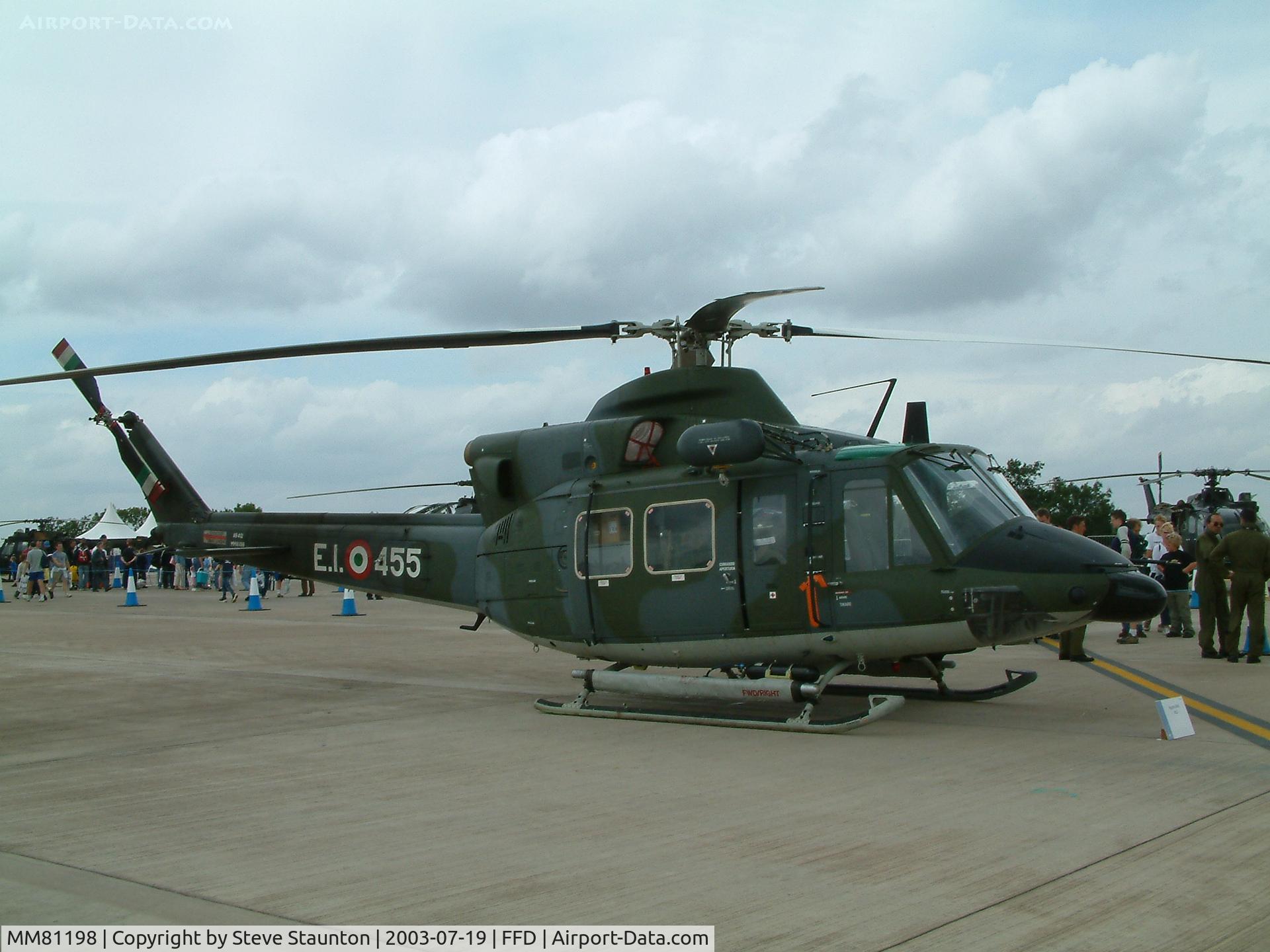 MM81198, 1986 Agusta AB-412 Grifone C/N 25537, Royal International Air Tattoo 2003