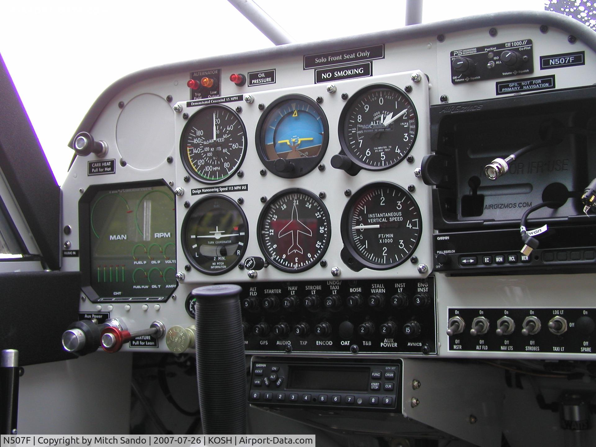 N507F, 2007 Aviat A-1B Husky C/N 2398, EAA AirVenture 2007.