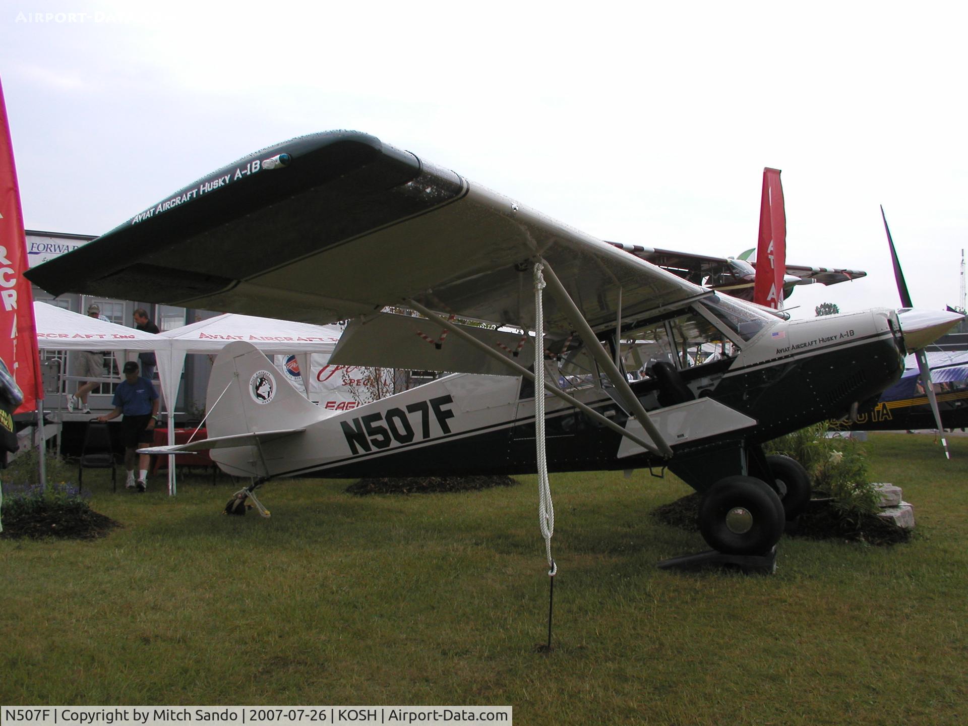 N507F, 2007 Aviat A-1B Husky C/N 2398, EAA AirVenture 2007.