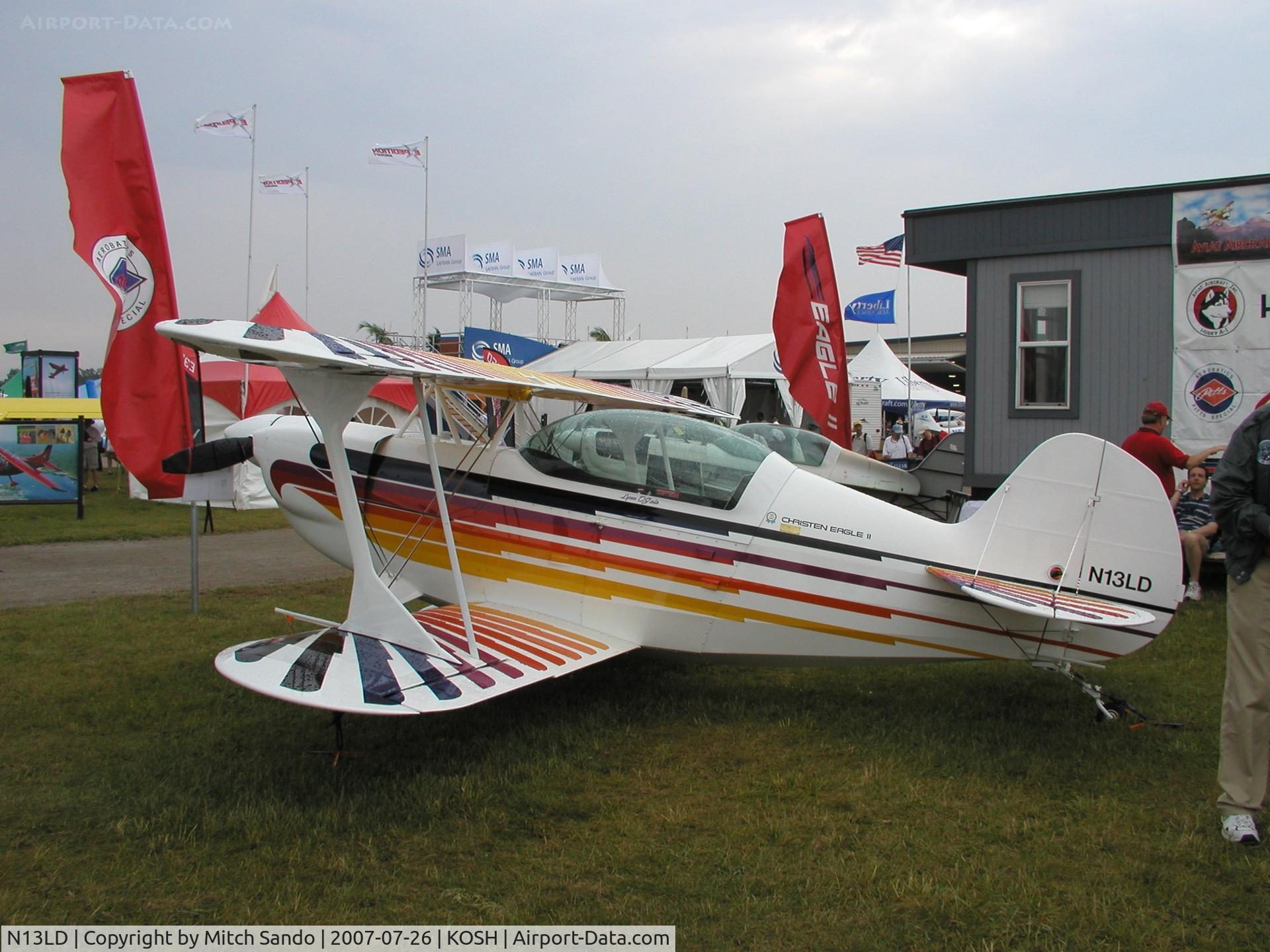 N13LD, 1990 Christen Eagle II C/N O'CONNELL-0001, EAA AirVenture 2007.