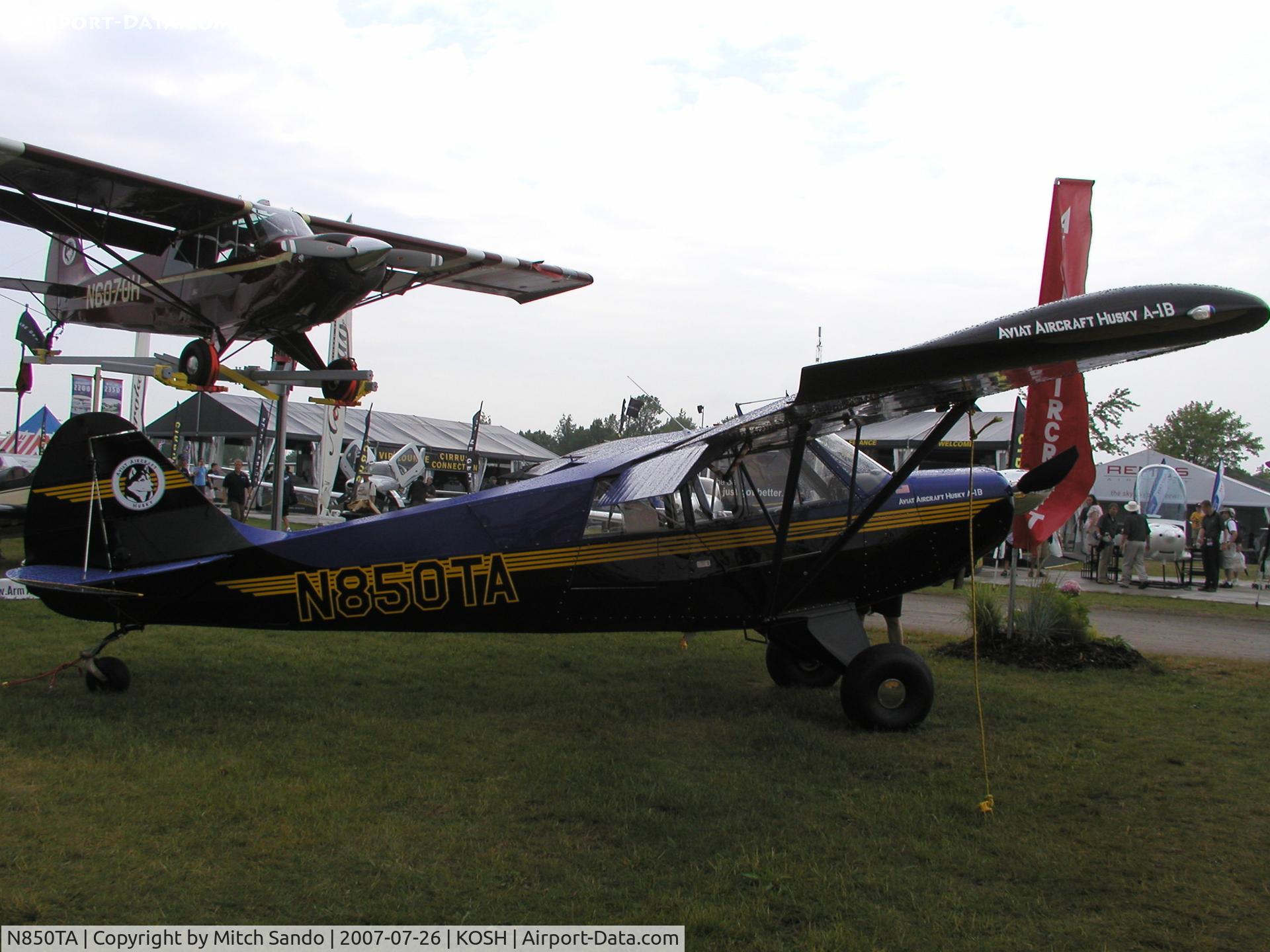 N850TA, 2007 Aviat A-1B Husky C/N 2389, EAA AirVenture 2007.
