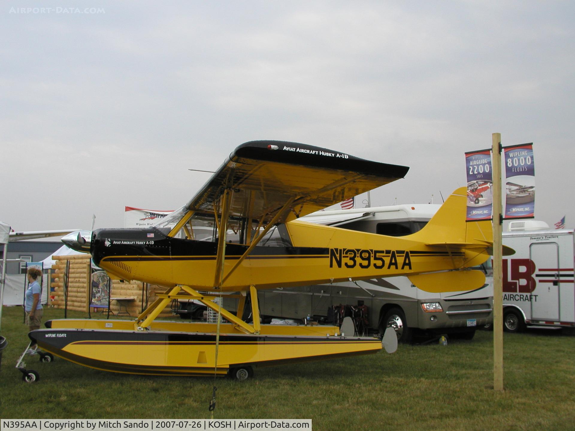 N395AA, 2007 Aviat A-1B Husky C/N 2395, EAA AirVenture 2007.