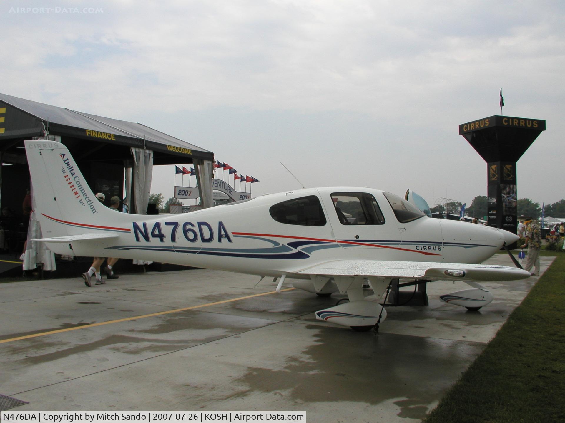 N476DA, 2007 Cirrus SR20 C/N 1818, EAA AirVenture 2007.