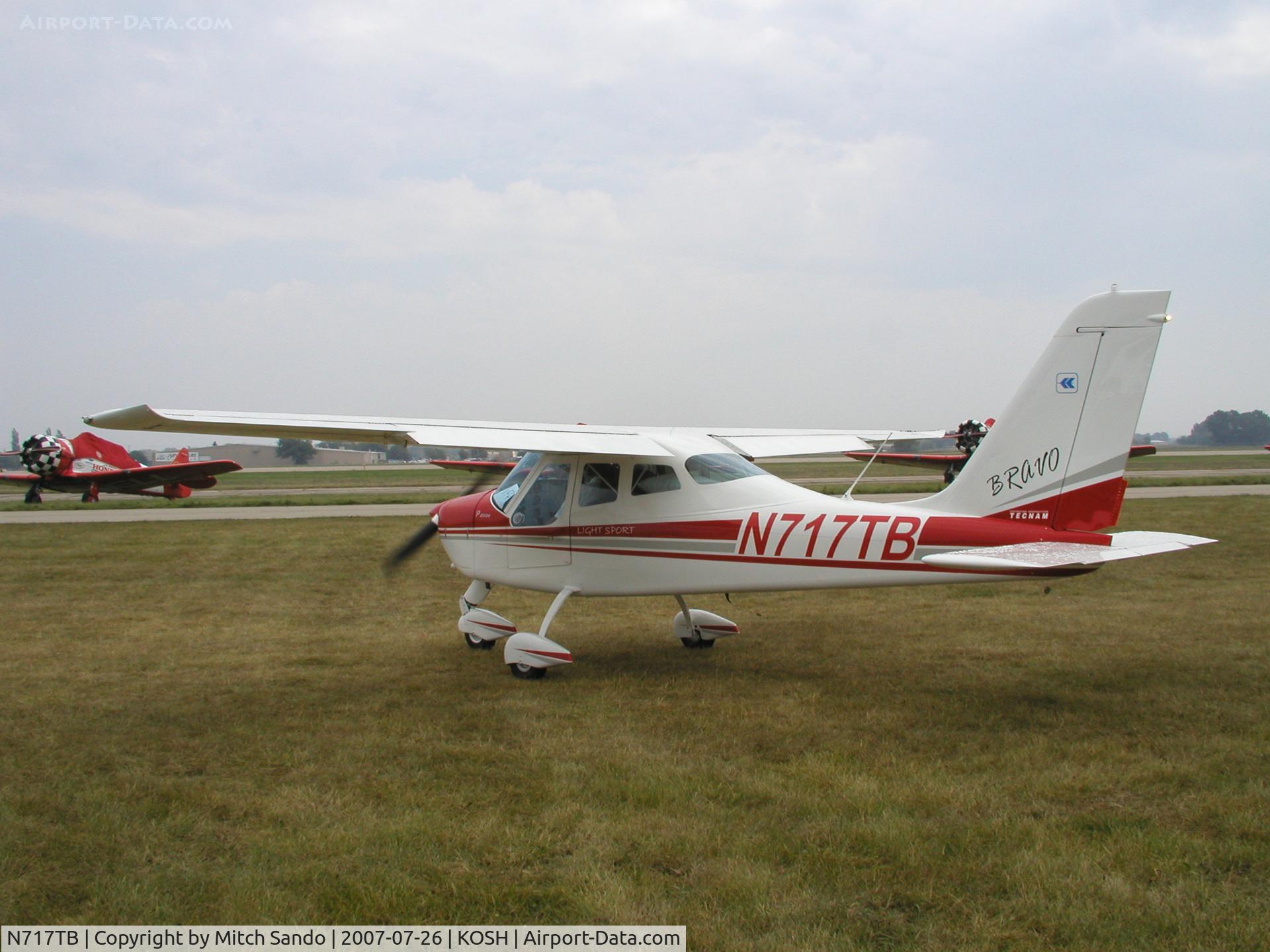N717TB, 2007 Tecnam P-2004 Bravo C/N 095, EAA AirVenture 2007.