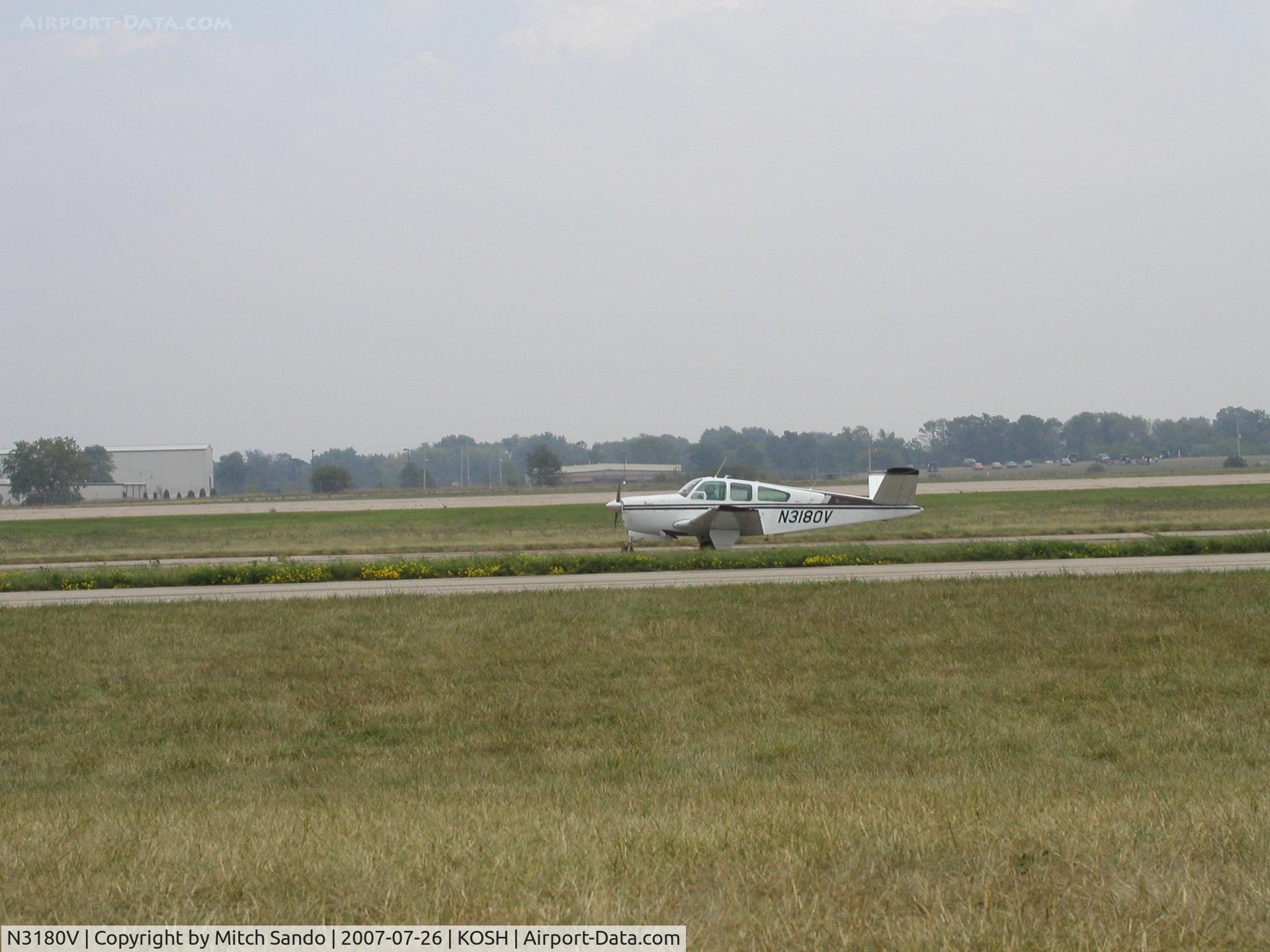 N3180V, 1947 Beech 35 Bonanza C/N D-615, EAA AirVenture 2007.