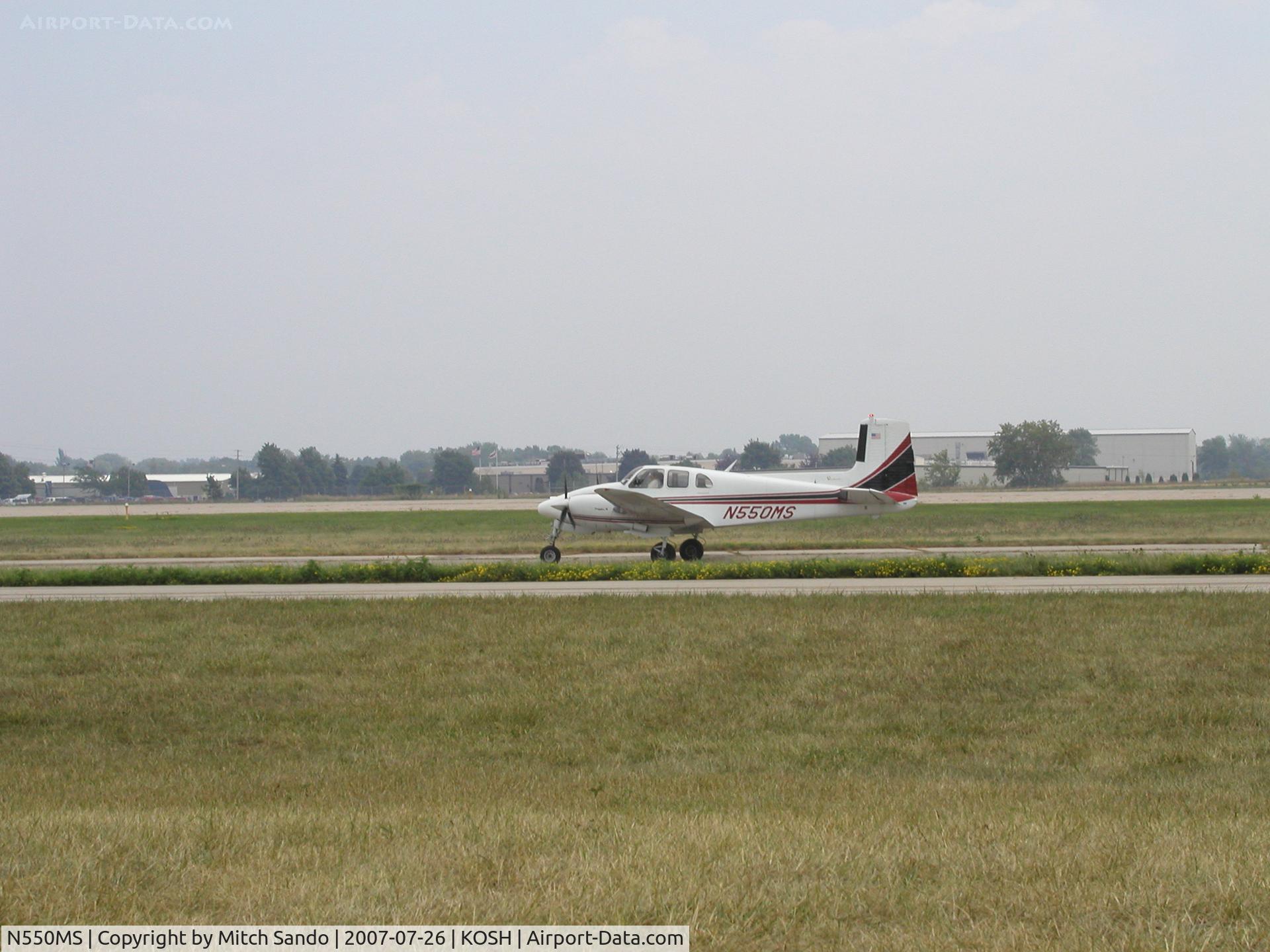 N550MS, 1960 Beech D50C Twin Bonanza C/N DH-276, EAA AirVenture 2007.