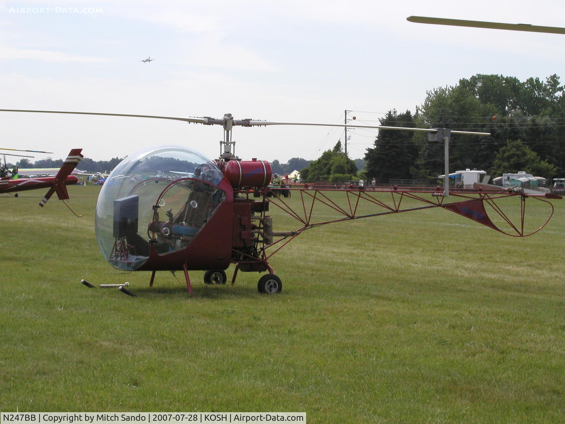 N247BB, 1997 Canadian Home Rotors Safari C/N 47098, EAA AirVenture 2007.