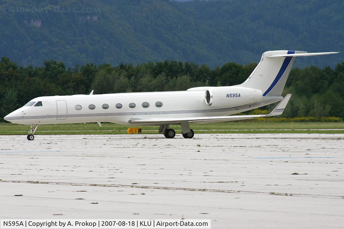 N595A, 2006 Gulfstream Aerospace GV-SP (G550) C/N 5117, Special visitor in KLU