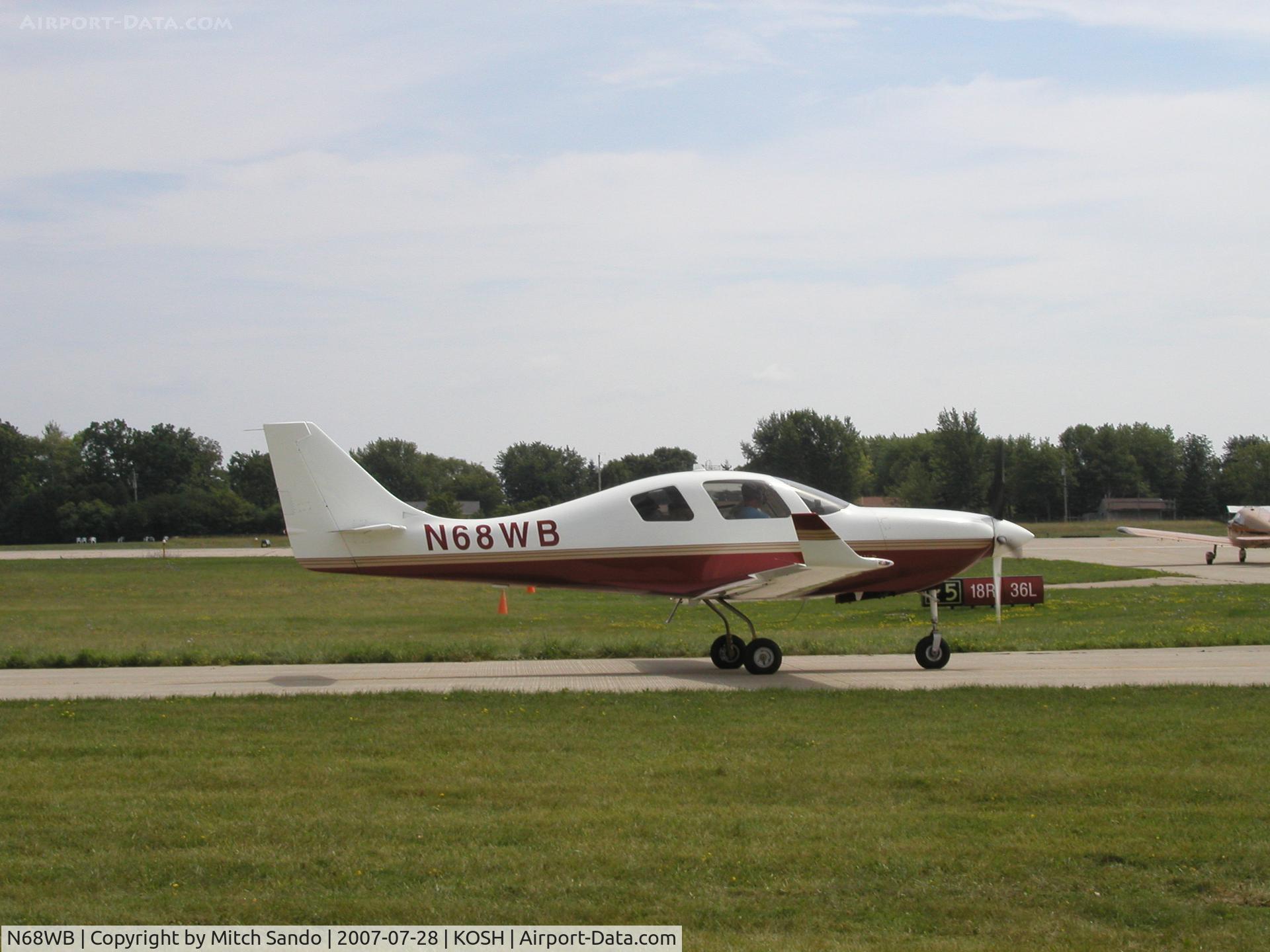 N68WB, 2003 Lancair IV-P C/N LIV-341, EAA AirVenture 2007.