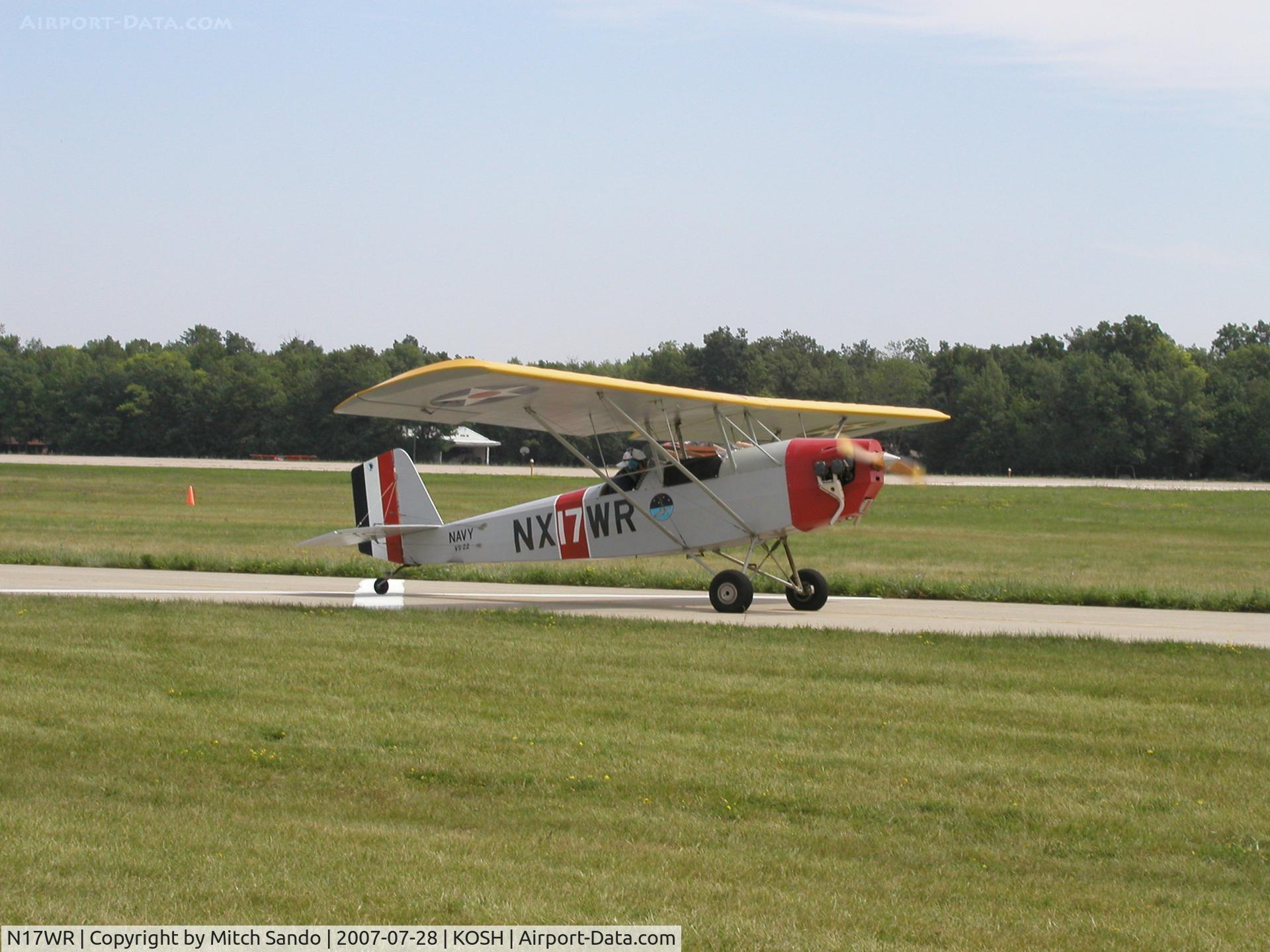N17WR, 1994 Pietenpol Air Camper C/N WR-2, EAA AirVenture 2007.