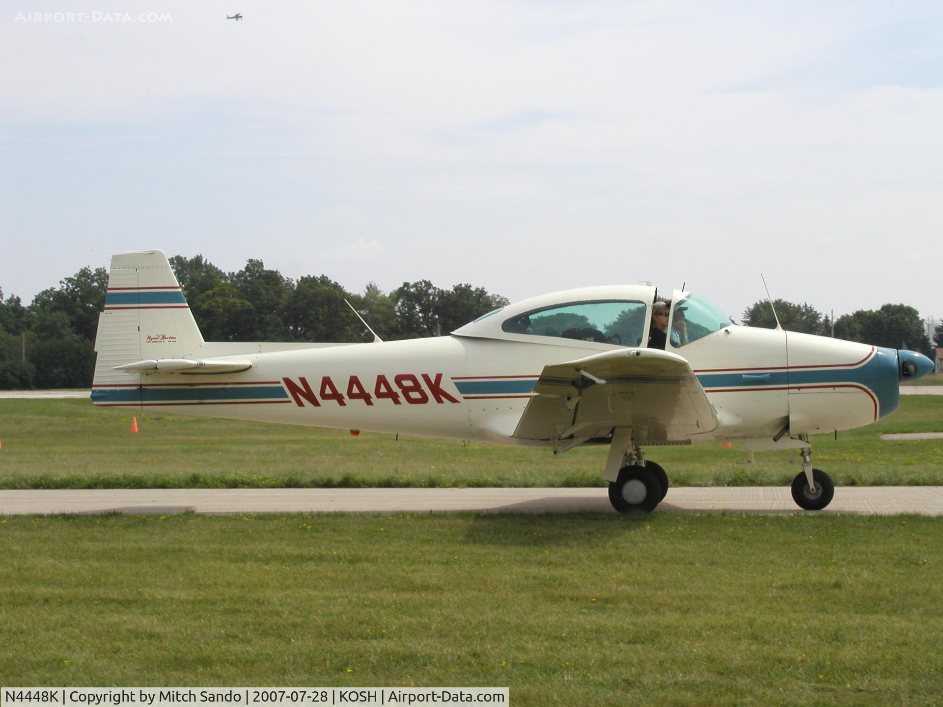 N4448K, 1948 Ryan Navion C/N NAV-4-1448, EAA AirVenture 2007.