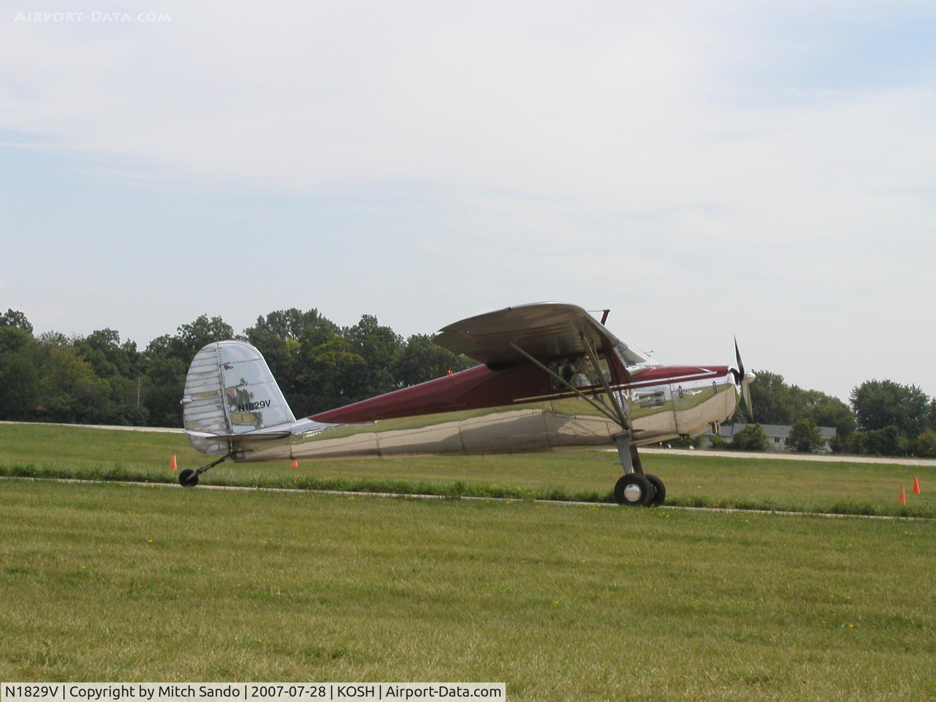 N1829V, 1947 Cessna 120 C/N 14047, EAA AirVenture 2007.