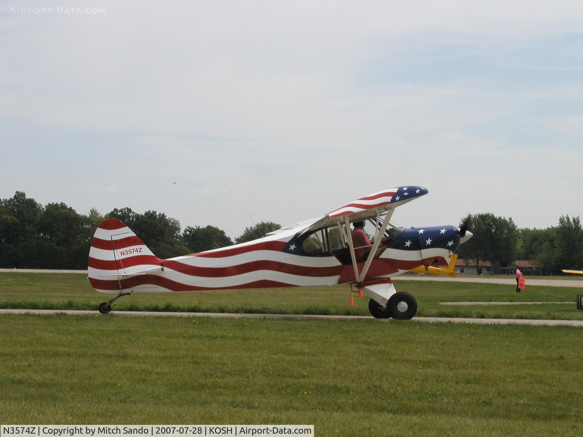 N3574Z, 1960 Piper PA-18-150 Super Cub C/N 18-7360, EAA AirVenture 2007.