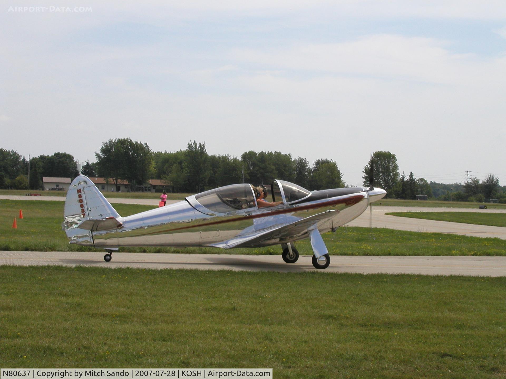 N80637, 1946 Globe GC-1B Swift C/N 1042, EAA AirVenture 2007.