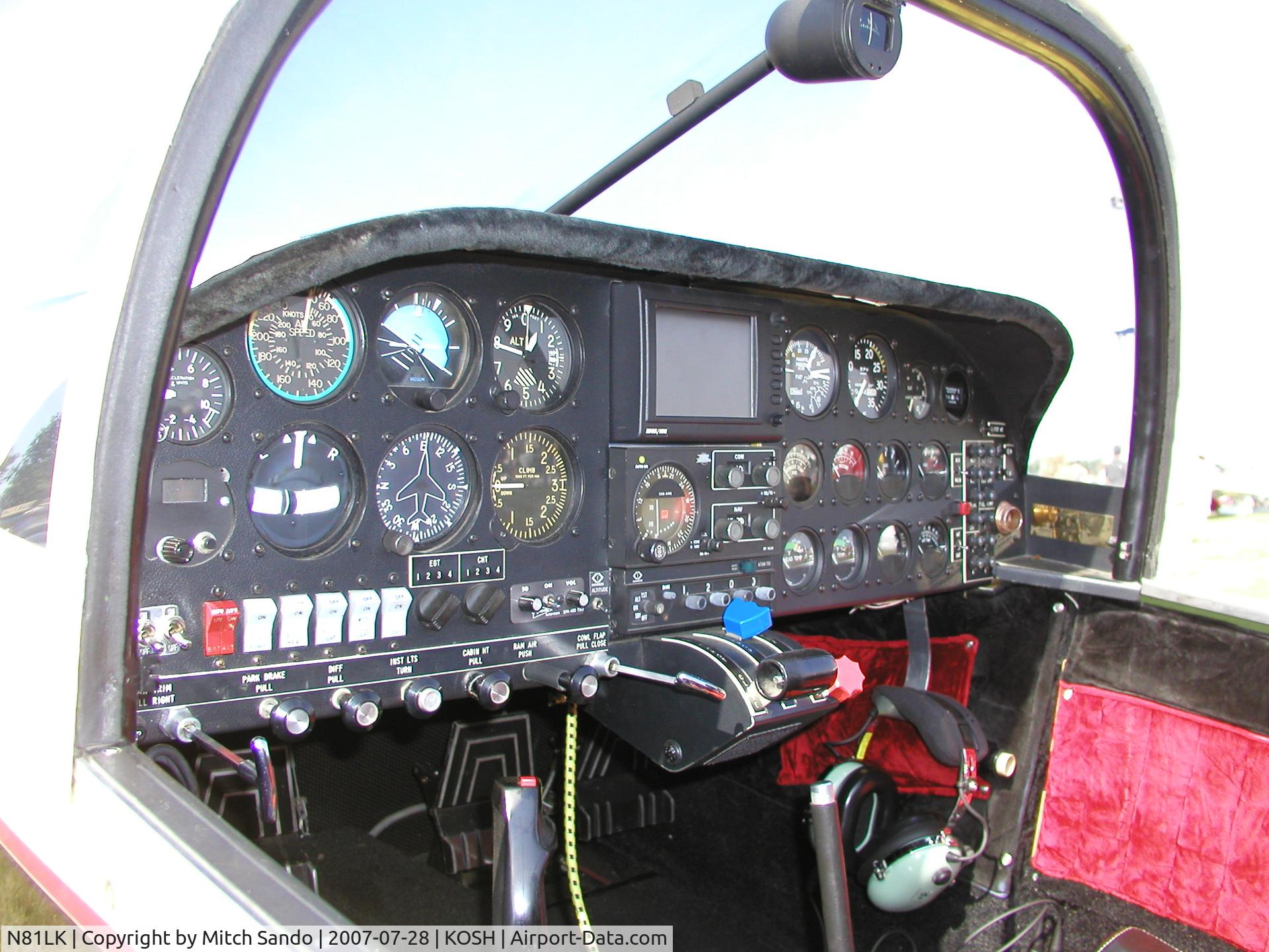 N81LK, 1981 Bushby Mustang II C/N MII-579, EAA AirVenture 2007.