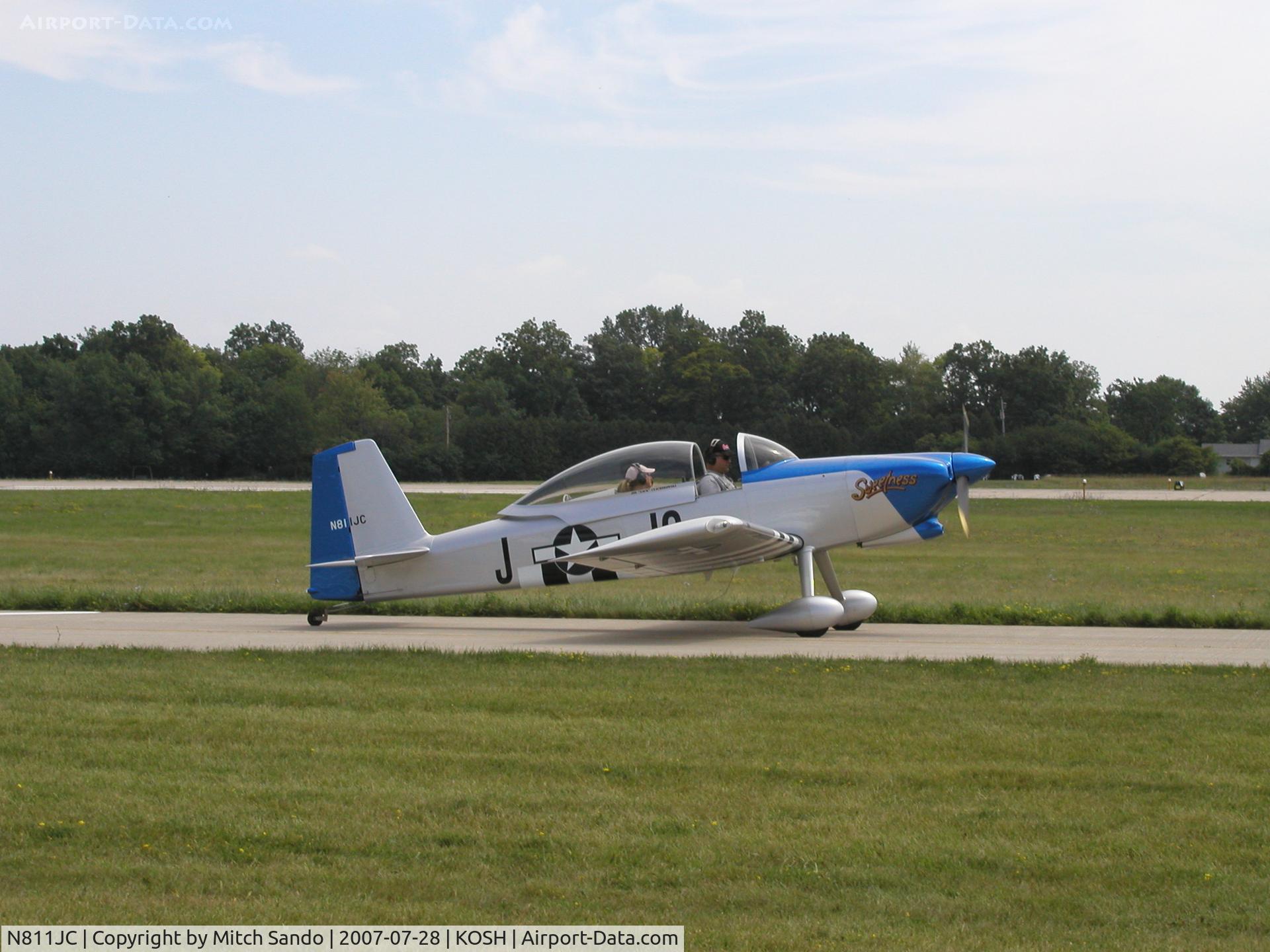 N811JC, Vans RV-8 C/N 80125, EAA AirVenture 2007.