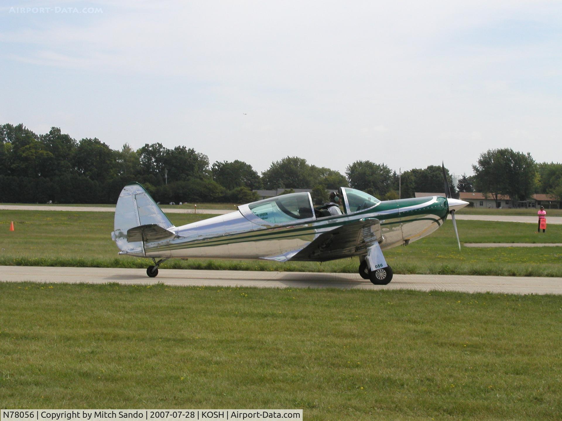 N78056, 1947 Temco GC-1B Swift C/N 2056, EAA AirVenture 2007.