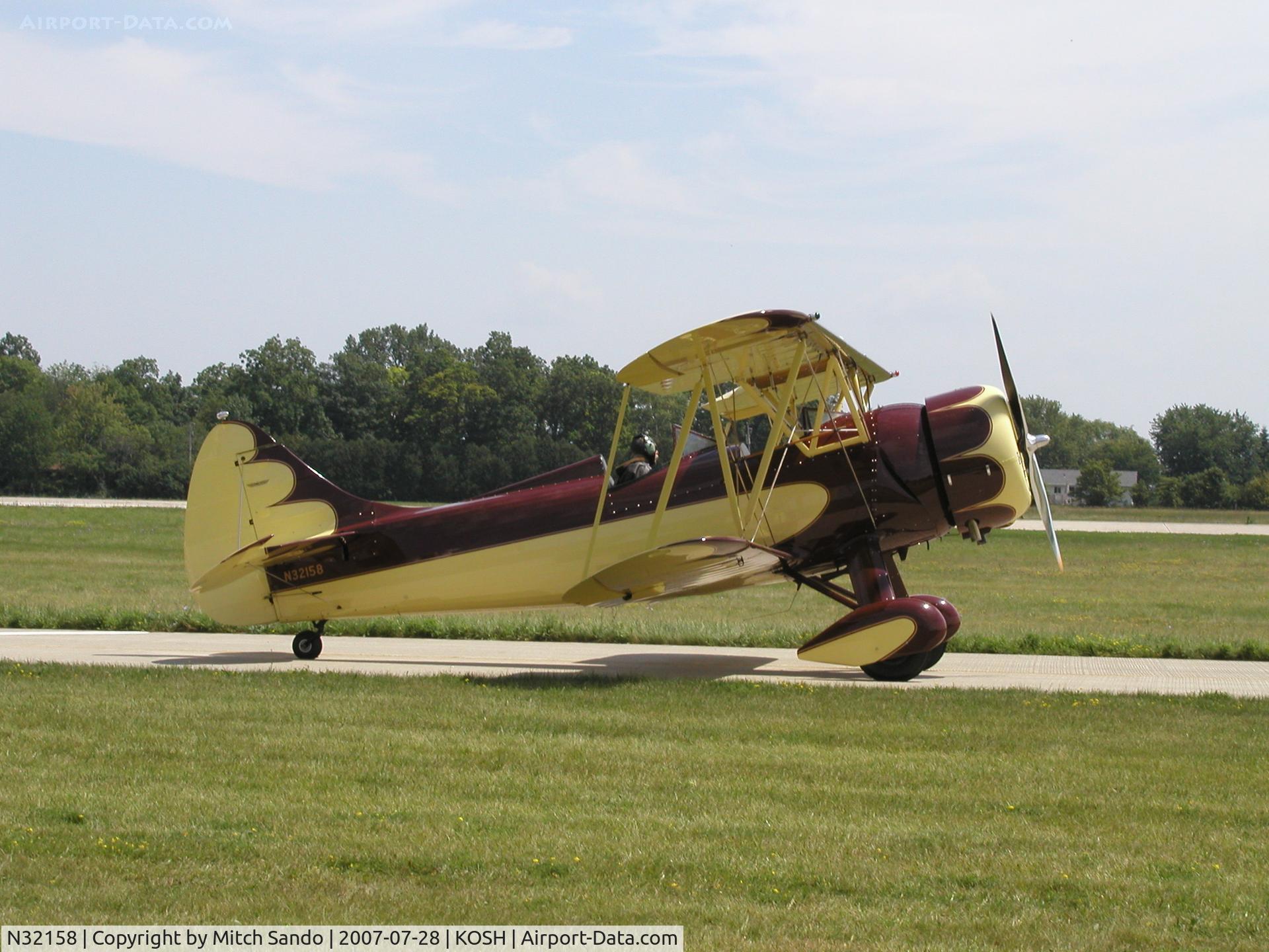 N32158, Waco UPF-7 C/N 5790, EAA AirVenture 2007.