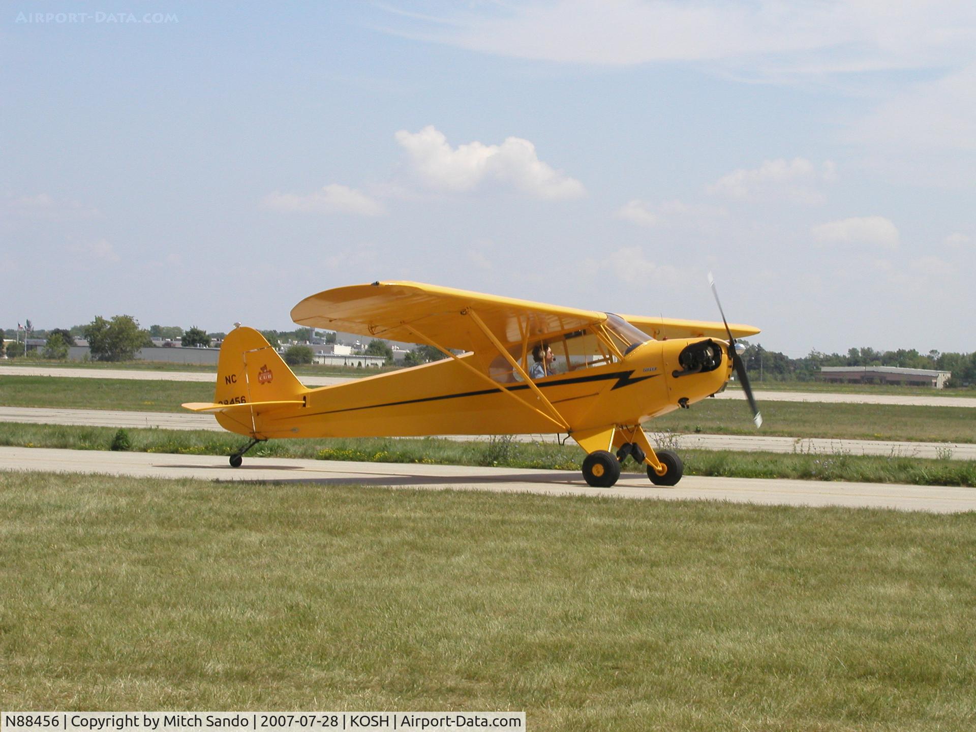 N88456, 1946 Piper J3C-65 Cub Cub C/N 16079, EAA AirVenture 2007.
