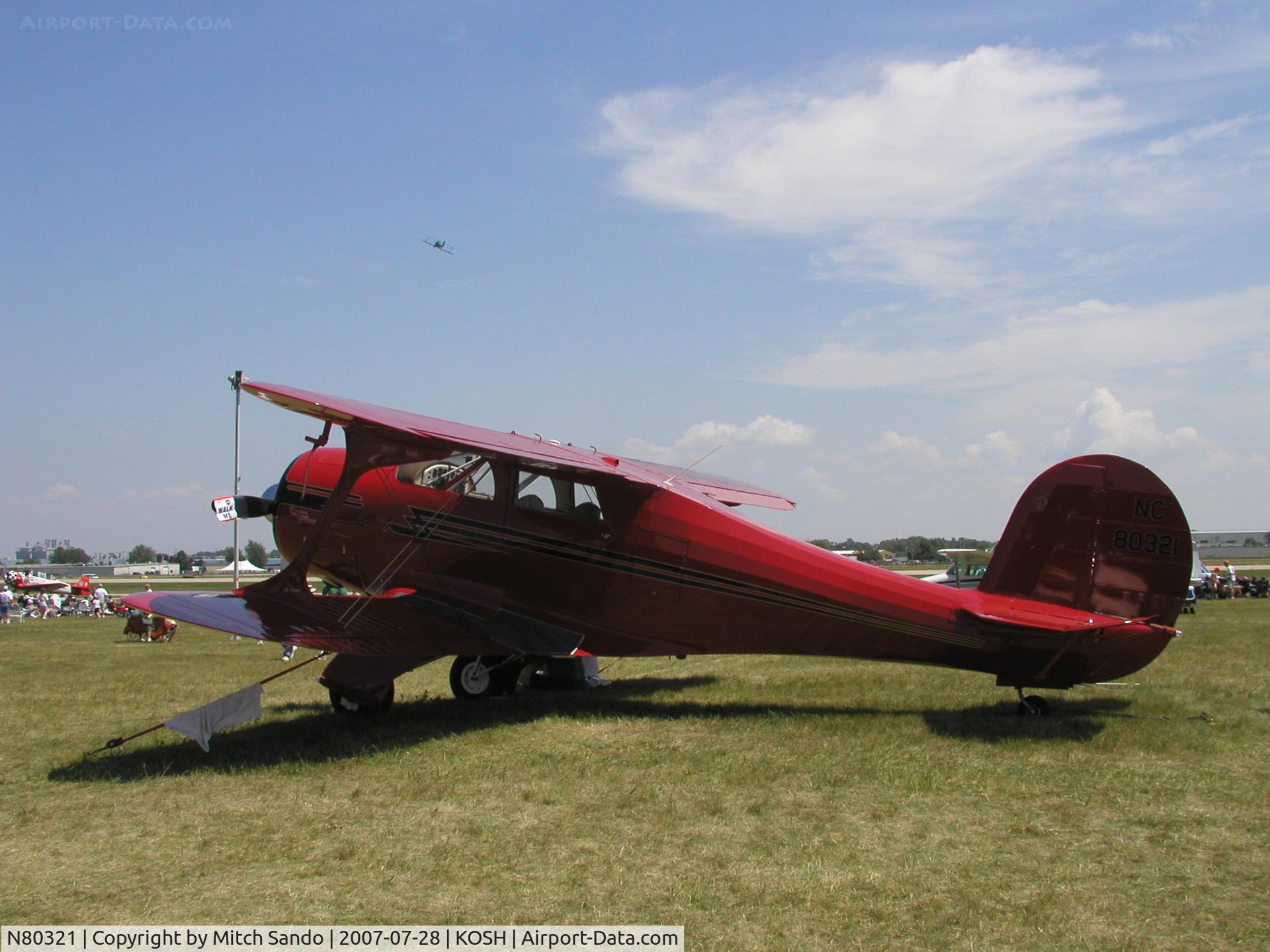 N80321, 1946 Beech G17S C/N B-20, EAA AirVenture 2007.