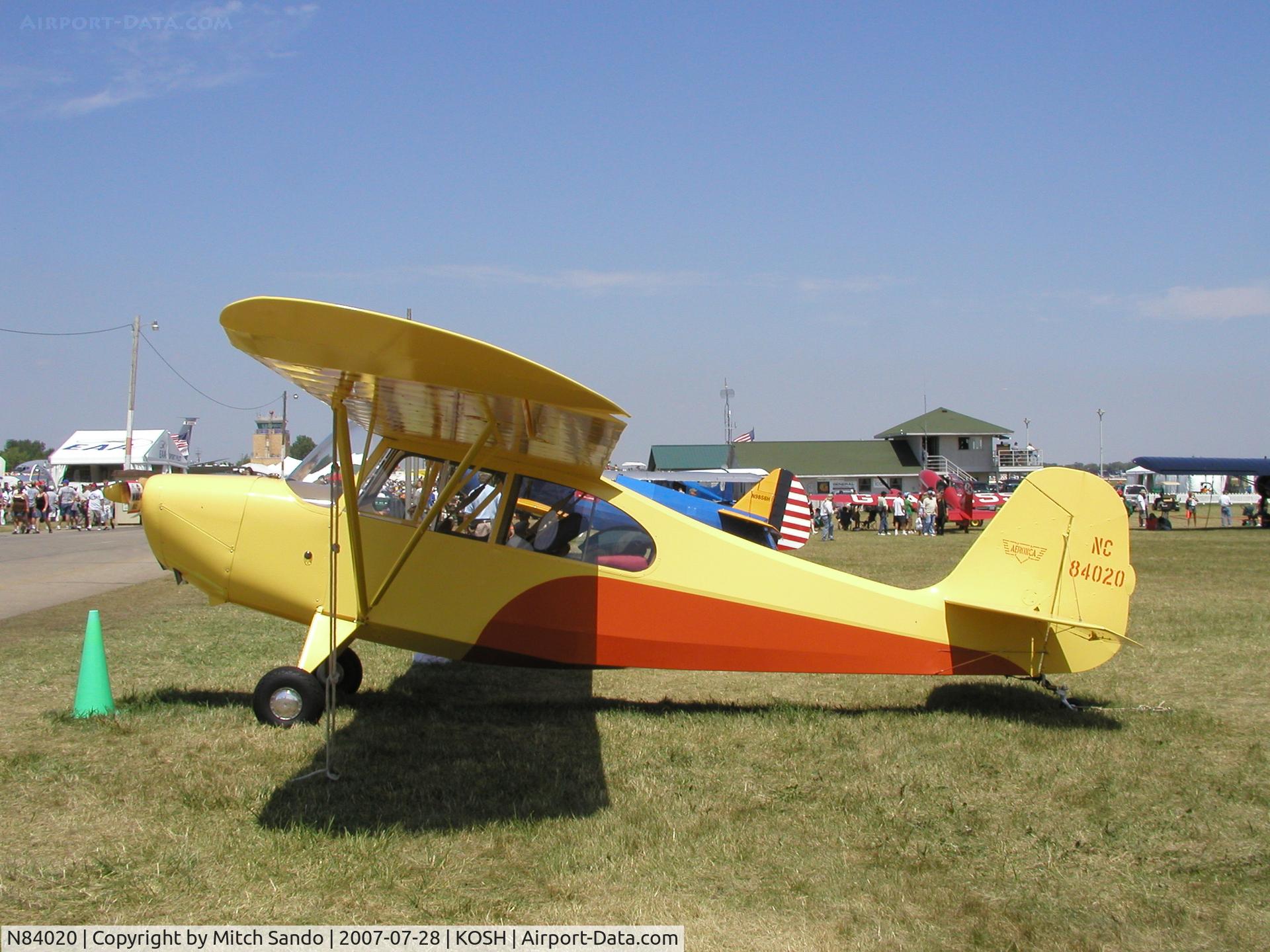 N84020, 1946 Aeronca 7AC Champion C/N 7AC-2707, EAA AirVenture 2007.