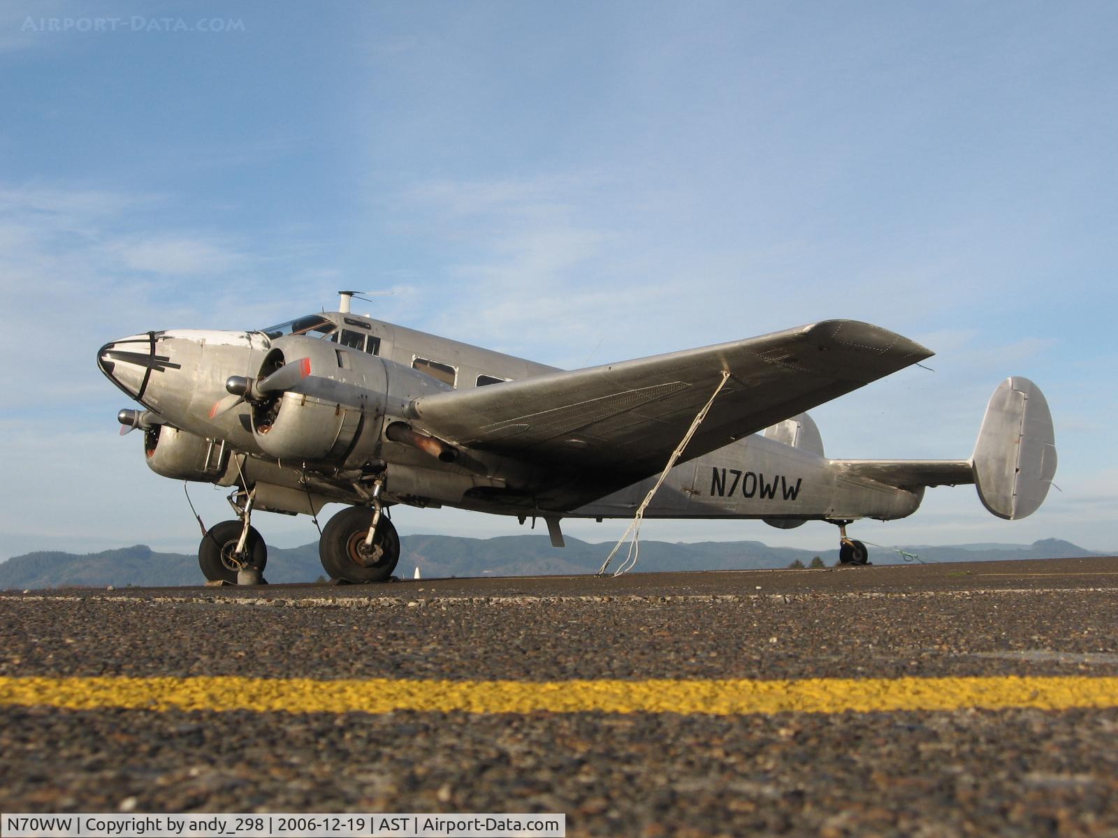 N70WW, 1945 Beech D18S C/N A-38, this plane looks like it's seen better days