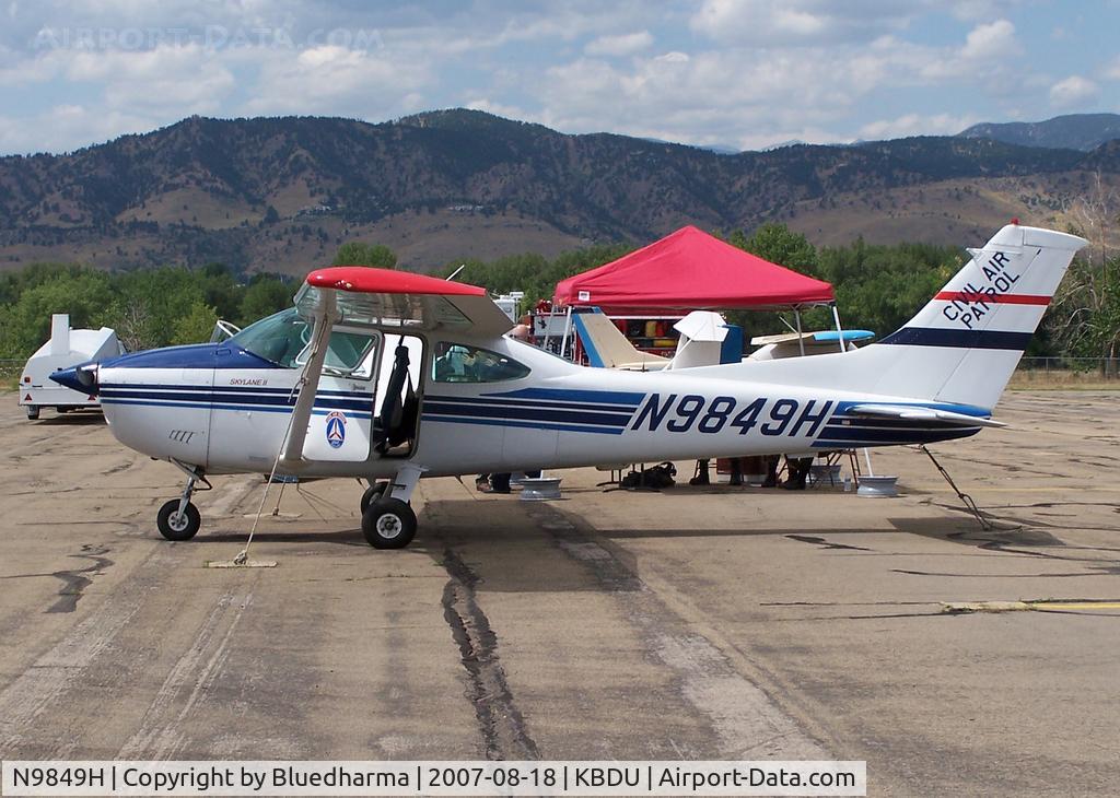 N9849H, 1981 Cessna 182R Skylane C/N 18268068, Parked for display