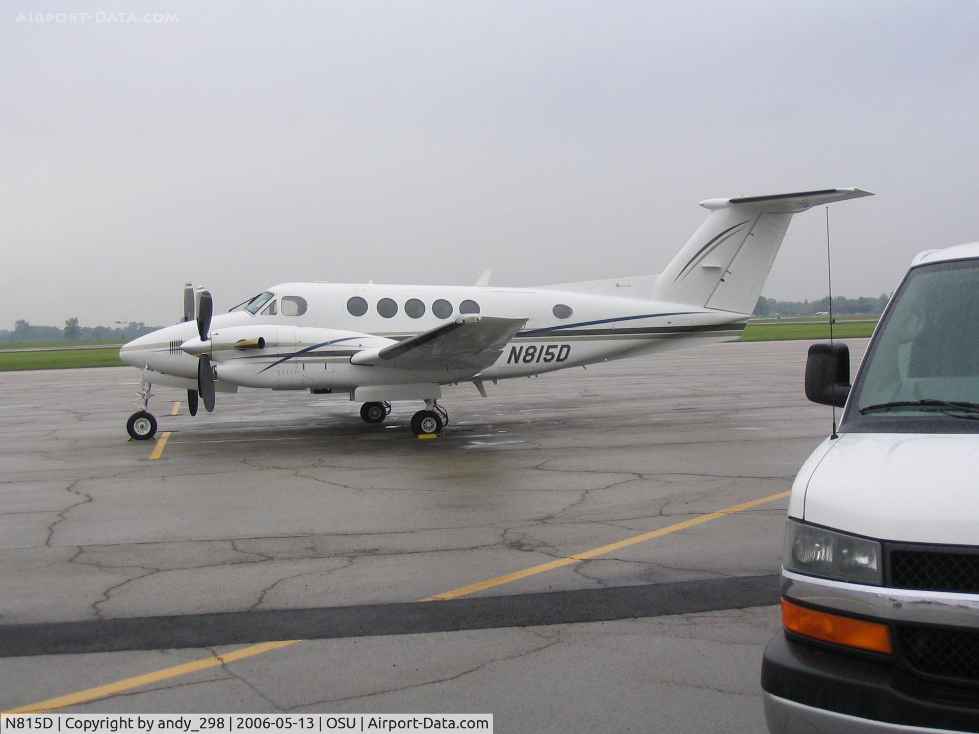 N815D, 1989 Beech 300 C/N FA-188, parked in front of FBO