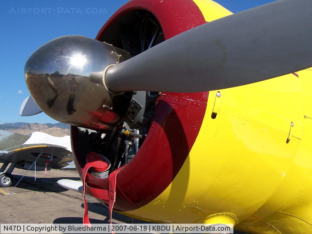 N47D, 1939 Beech D-17R C/N 289, Parked for Display at open house.