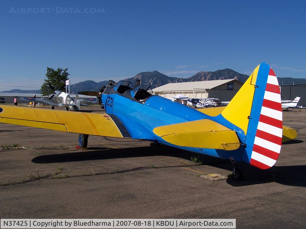N37425, Fairchild (Aeronca) PT-23A Cornell C/N 4043AE, Parked for display at Boulder open house